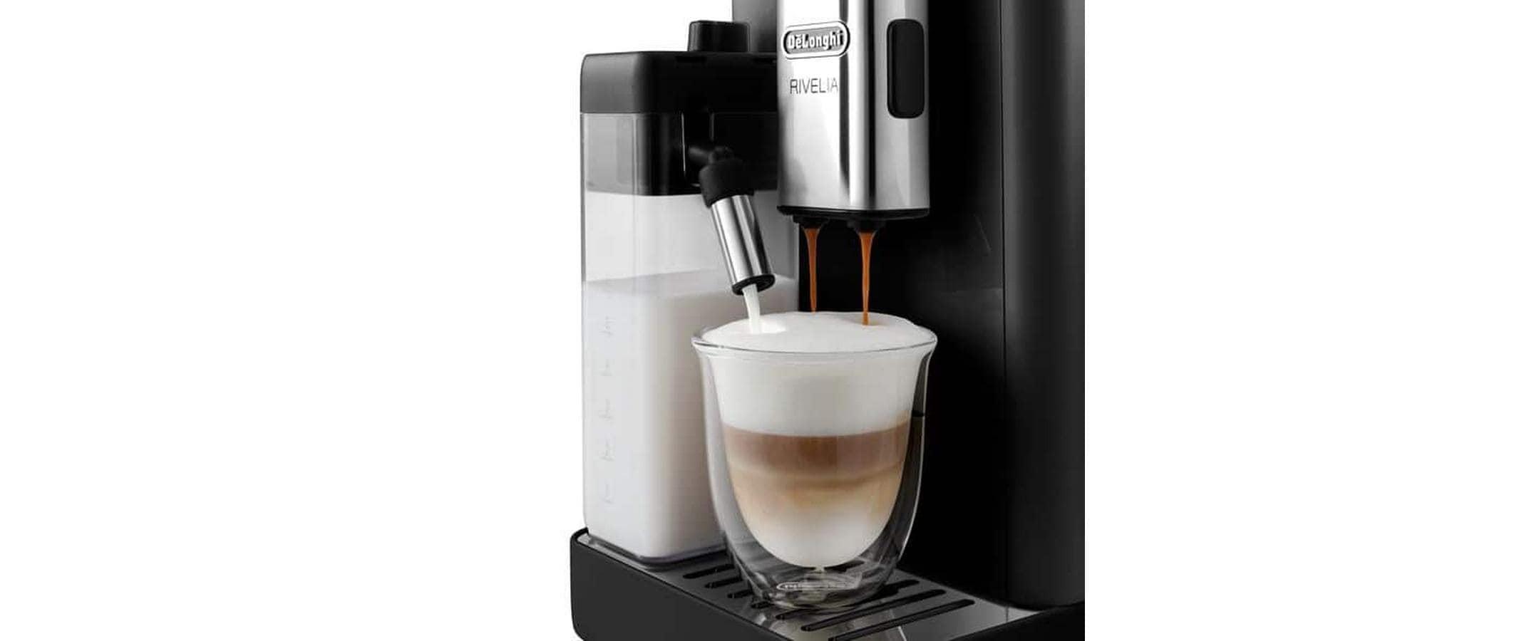 De'Longhi Machine à café automatique »EXAM440.55.B Rivelia Onyx Black« Stromverbrauch pro Jahr: 57kWh