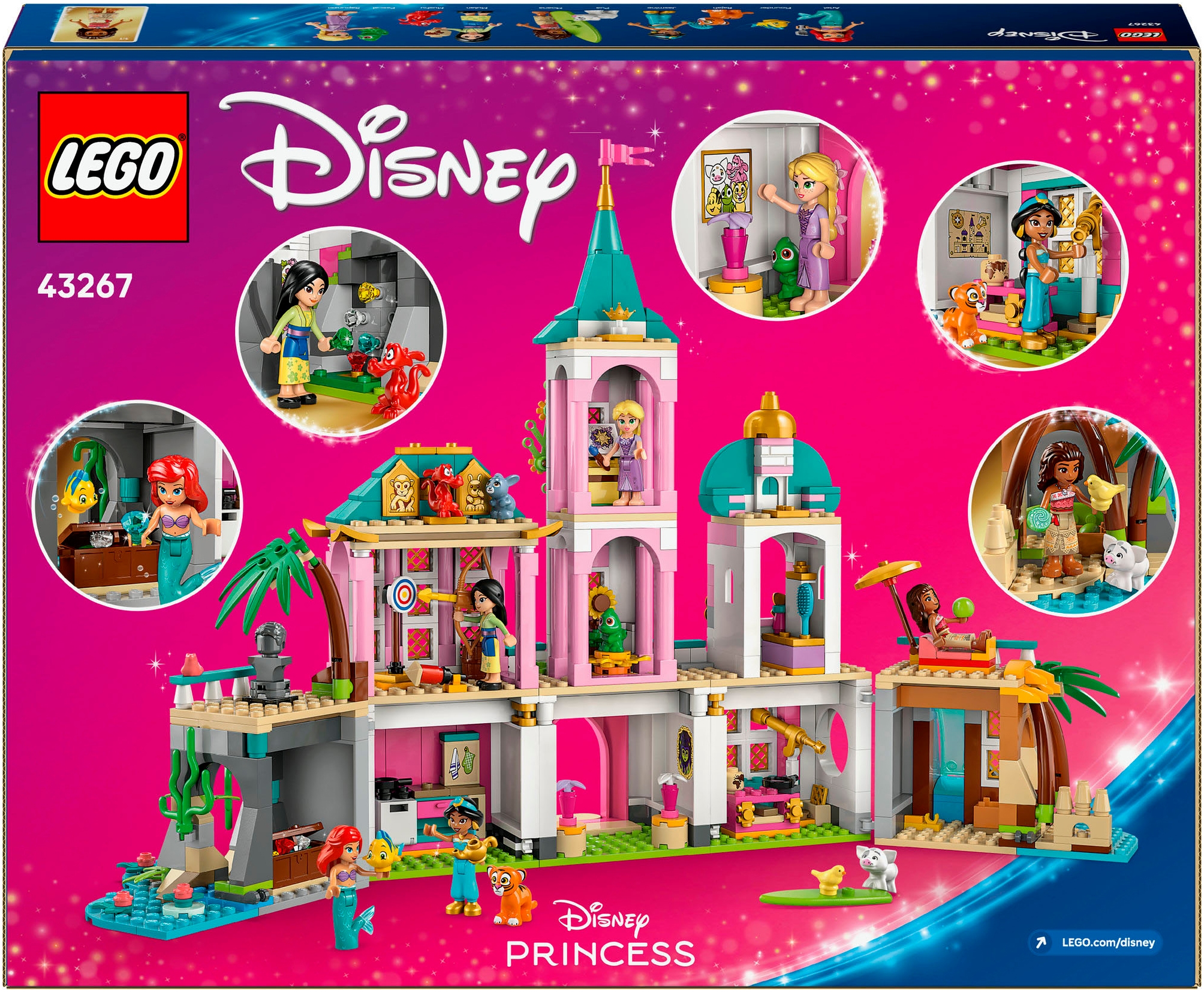 LEGO® Pions de construction »Prinzessinnenschloss mit Haustieren (43267), LEGO Disney Princess« Made in Europe
