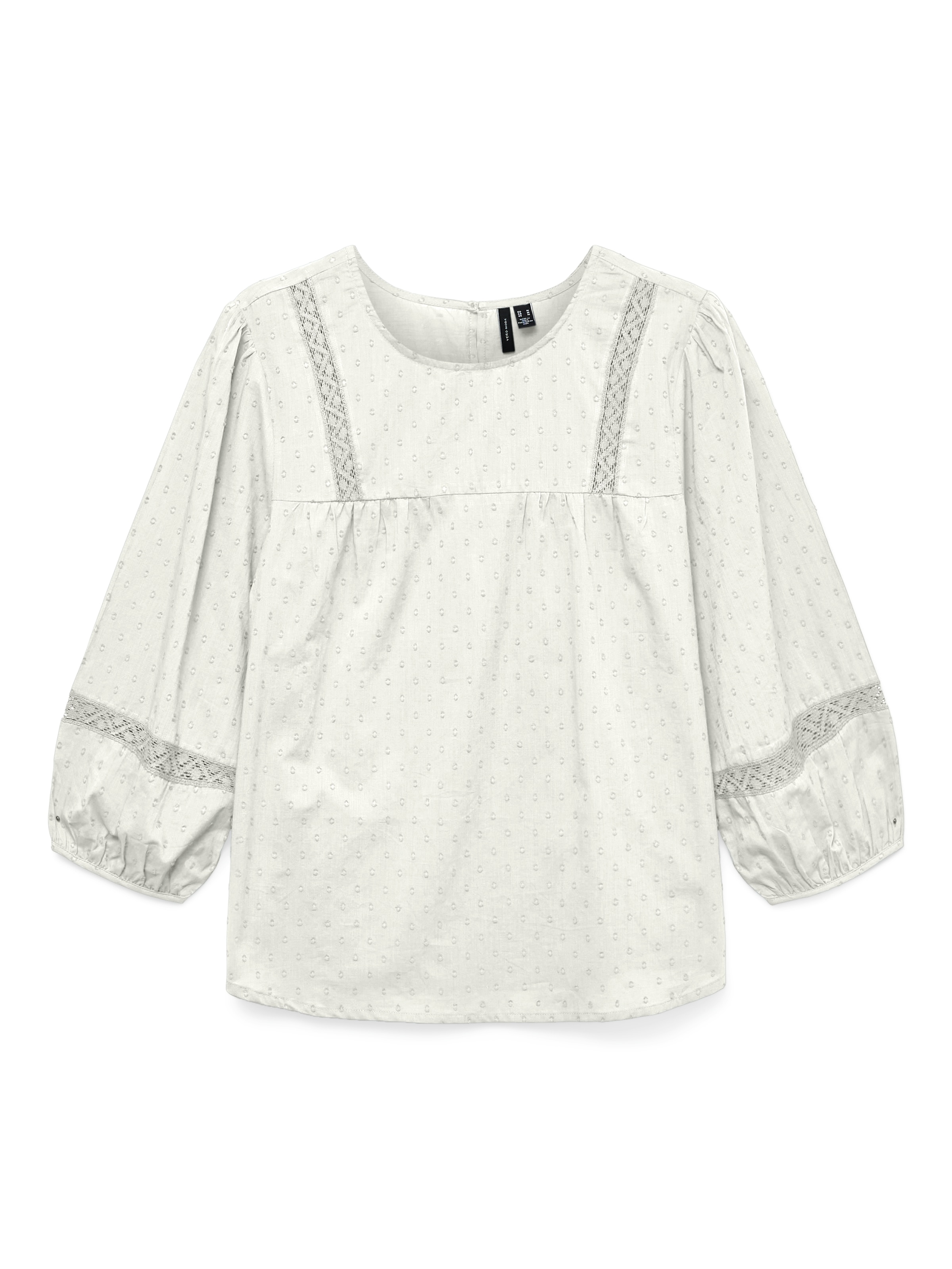 Vero Moda Blouse à manches longues »VMTRINE 3/4 LACE TOP WVN GA NOOS«