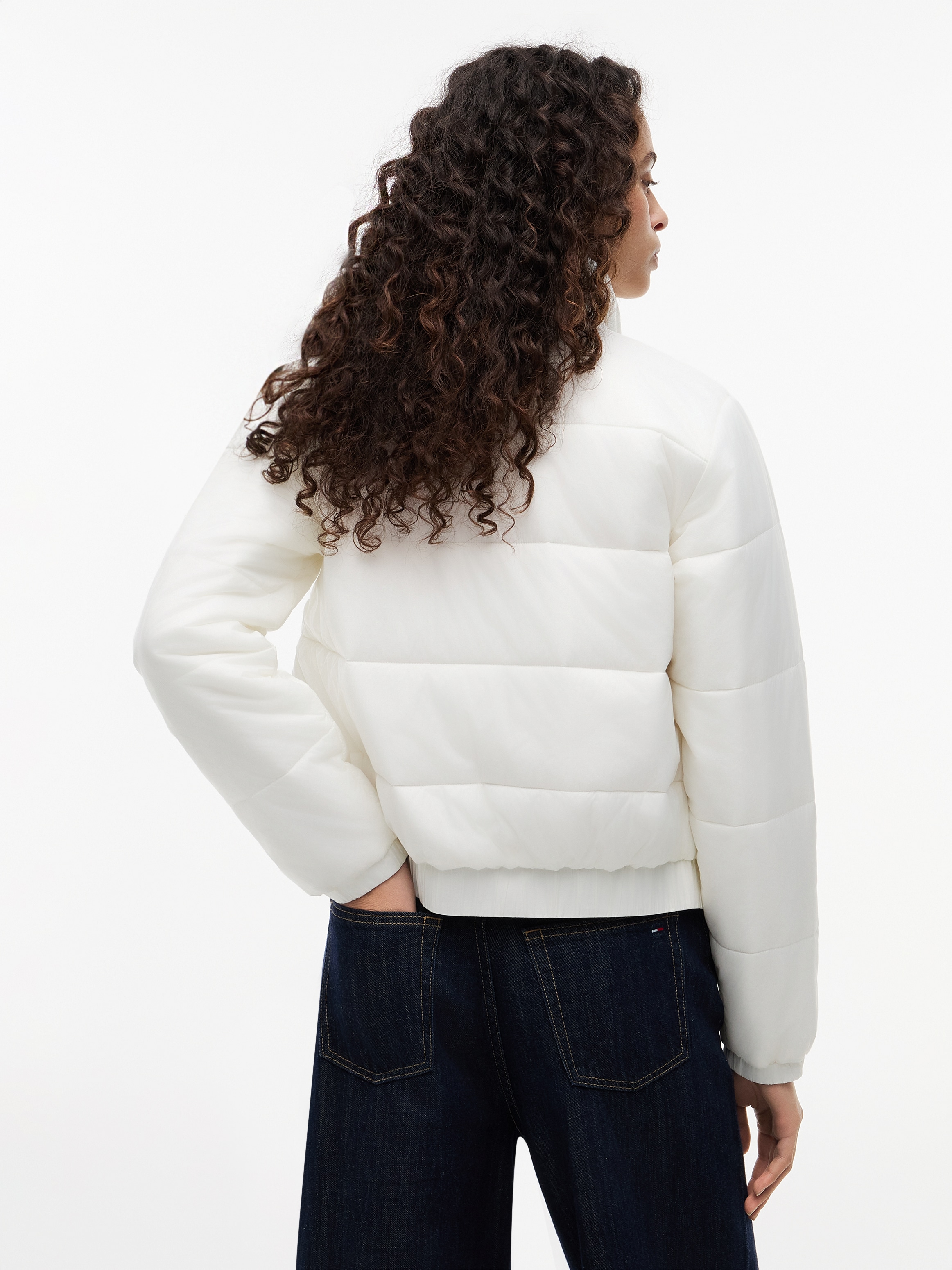 Tommy Jeans Steppjacke »TJW REG PADDED JACKET« Steppware, Reissverschlusstaschen, Stehkragen