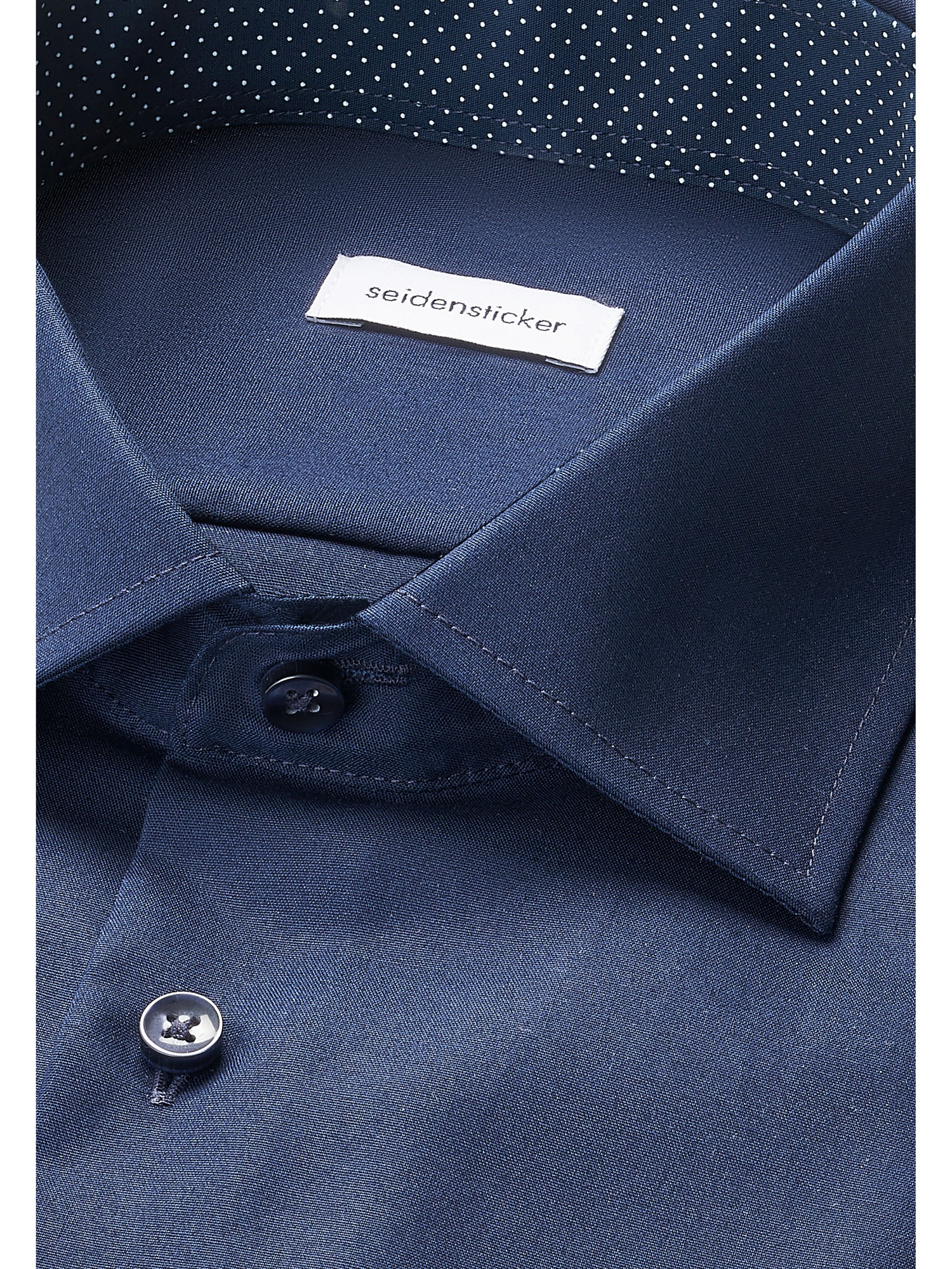 seidensticker Chemise d'affaires »Schwarze Rose« Regular 1/1 Kentkragen Uni