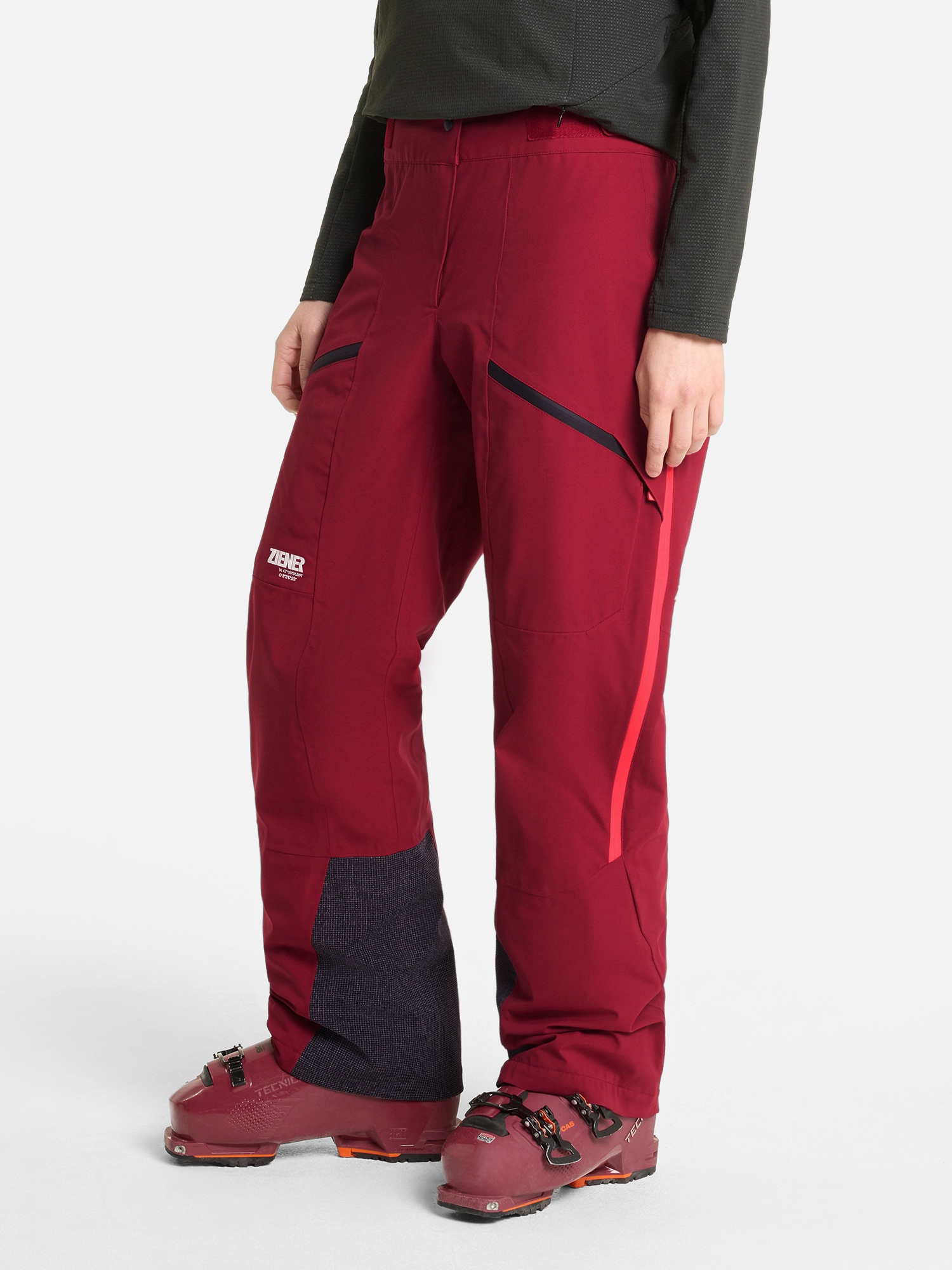 Ziener Pantalon de ski »ROKITA-Z AQUASHIELD® DAMEN«  imperméable et coupe-vent, respirant, non rembourré, doublure intérieure en laine