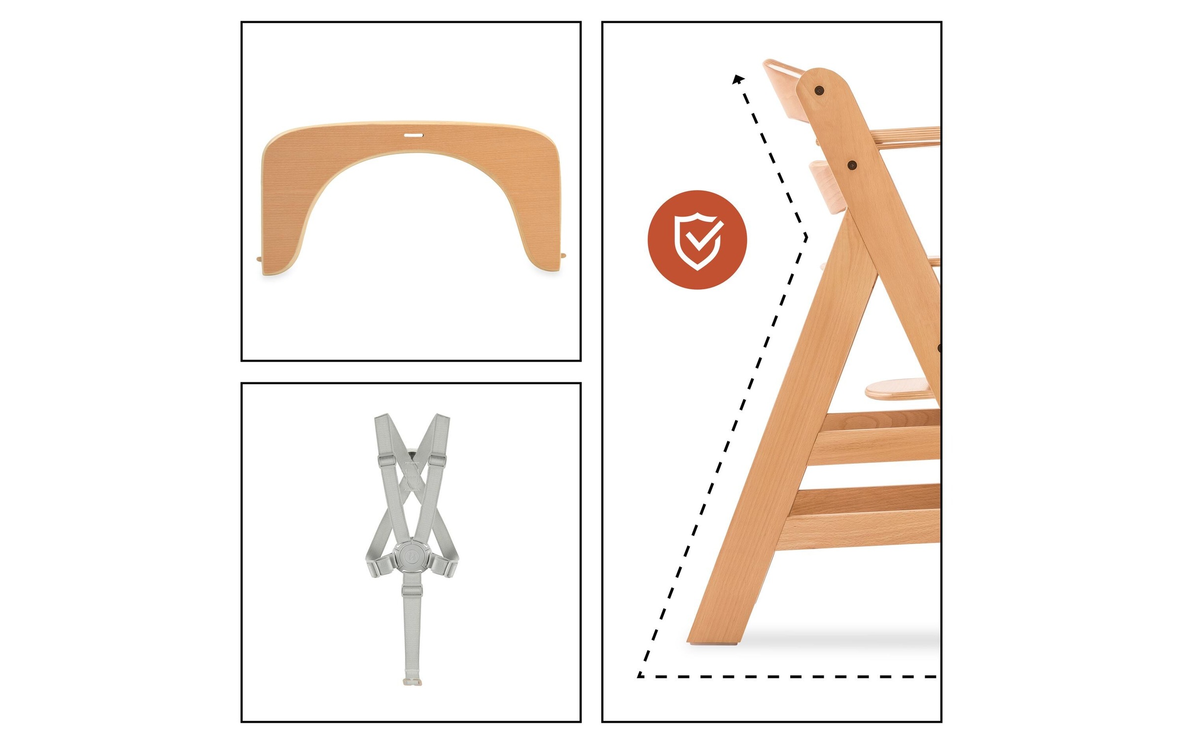 Hauck Hochstuhl »Hochstuhl Alpha+ Pro, mit Newborn-Aufsatz« () dieses Produkt besteht aus FSC®-zertifiziertem Material