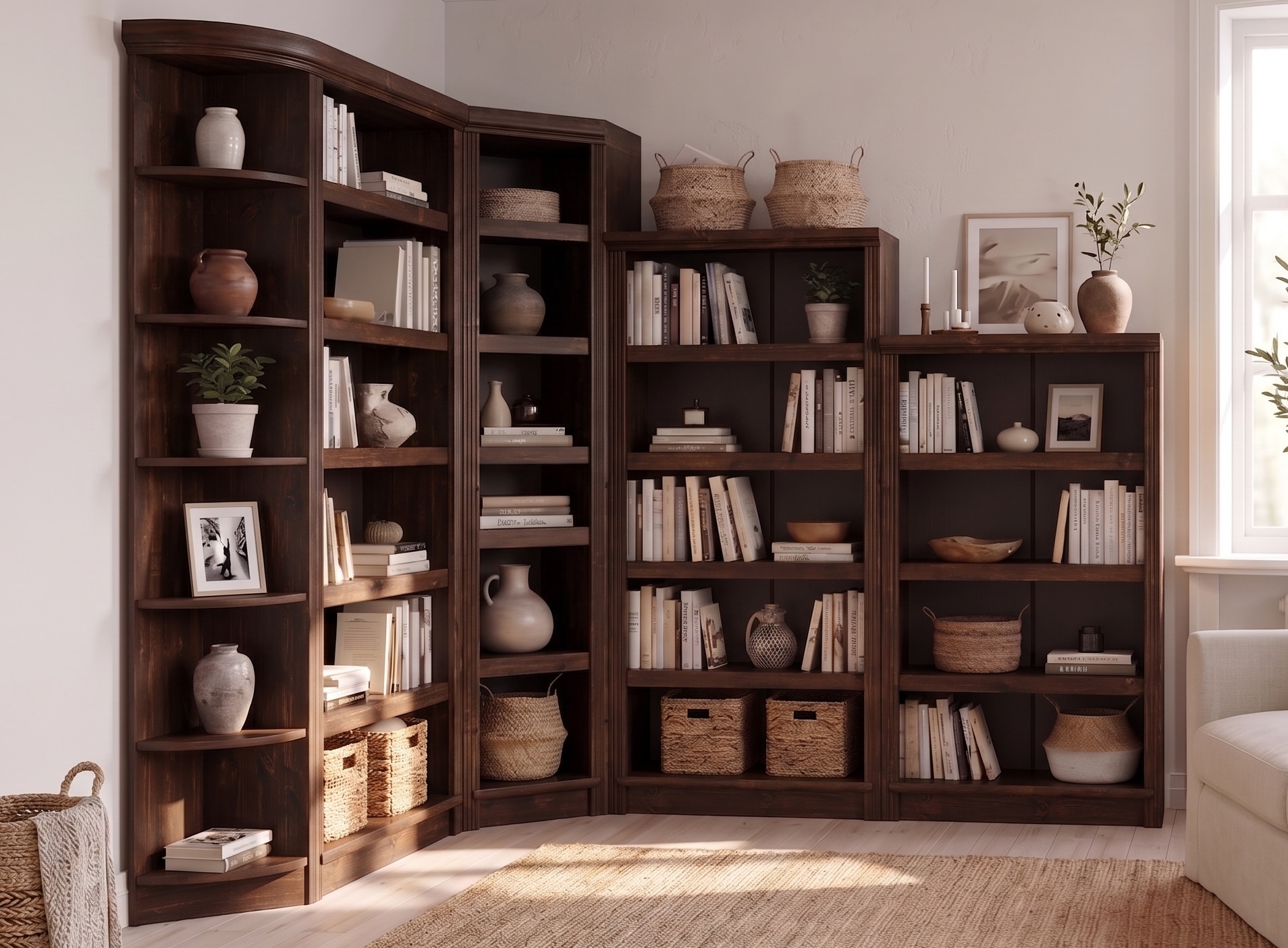 GOODproduct Eckregal »Soeren Regal Höhe 220 cm, massive Kiefer, FSC®-zertifiziert« passend für Regale Soeren mit einer Tiefe von 29 cm