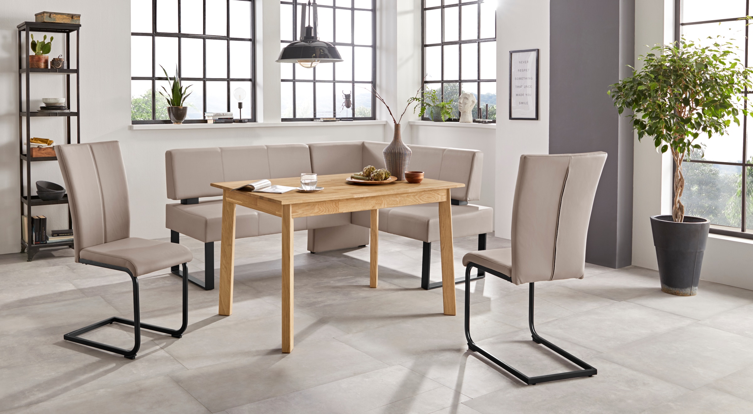 Home affaire Freischwinger »Oliver« () 2 Stk.Stuhl belastbar bis 120 Kg