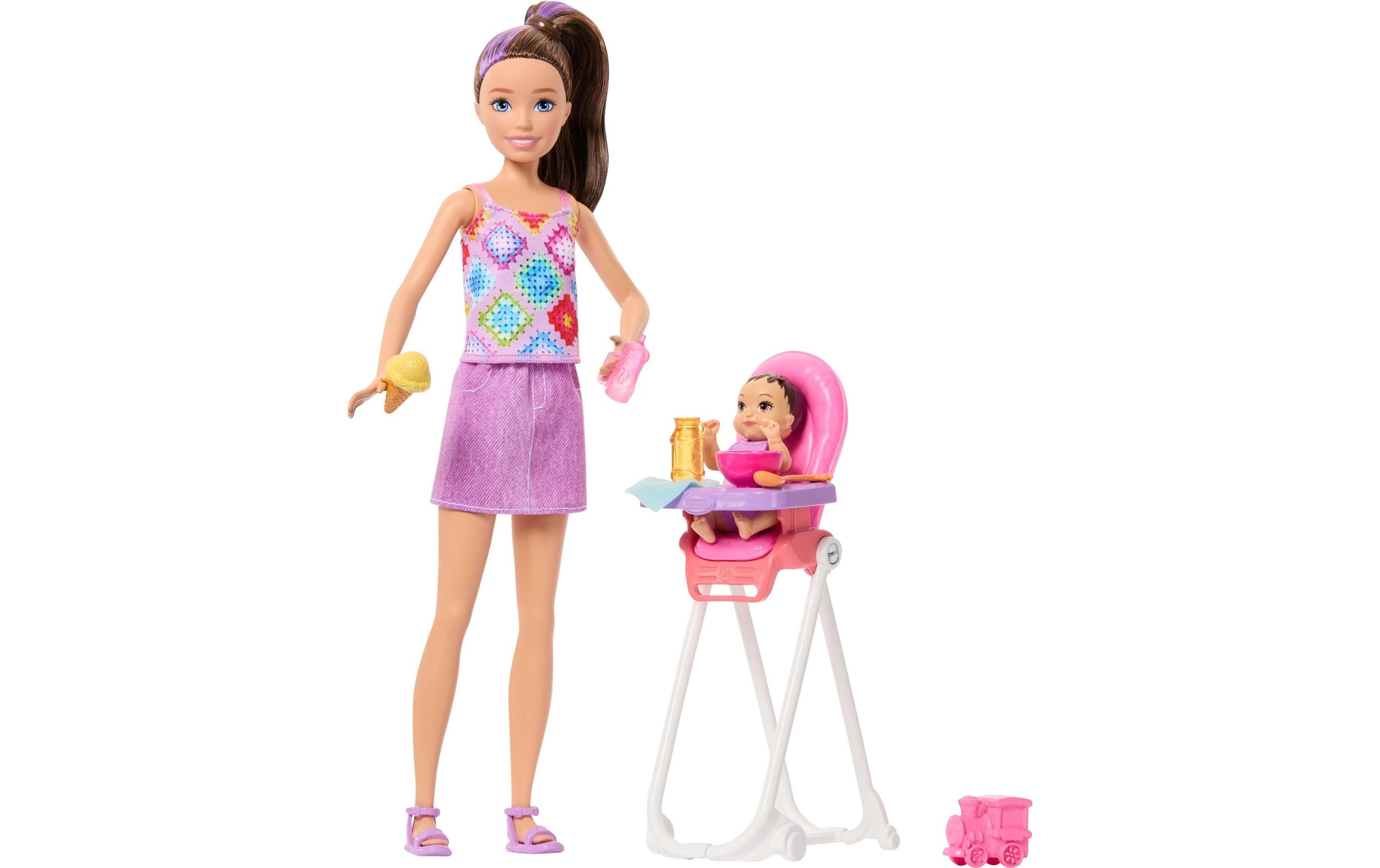 Barbie Monde de jeu »Barbie "Skipper Babysitters Inc." Hochstuhl Spielset«
