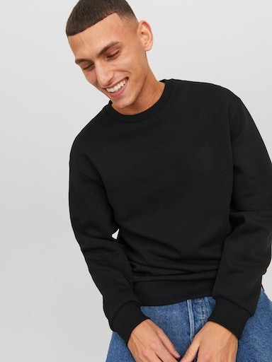 Jack & Jones »JJEBRADLEY  mit Rippbündchen für Alltag und Freizeit«, Materialmix, relaxed fit
