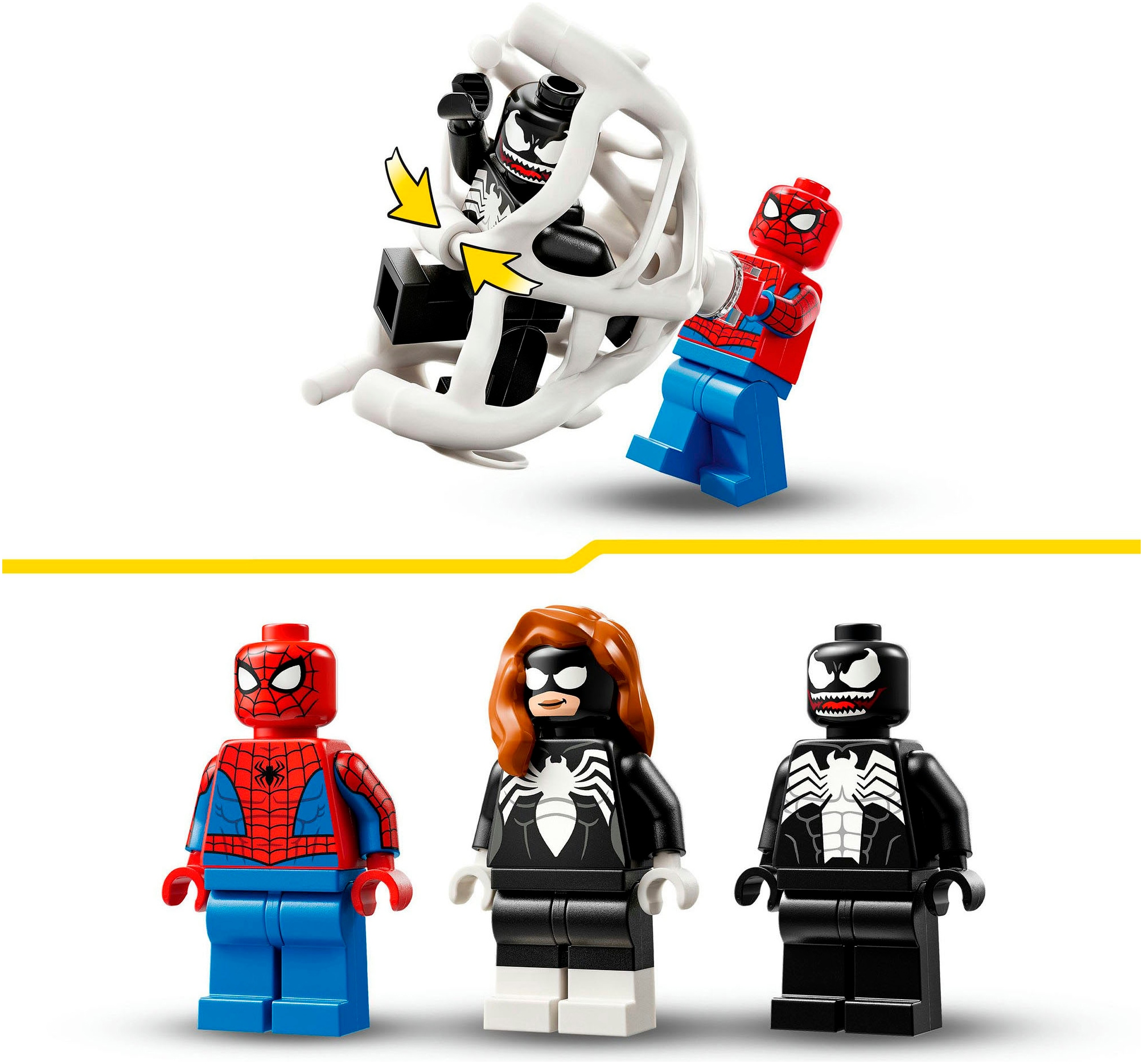 LEGO® Konstruktionsspielsteine »Spider-Man vs. Venom Muscle-Car (76309), LEGO Super Heroes« Made in Europe