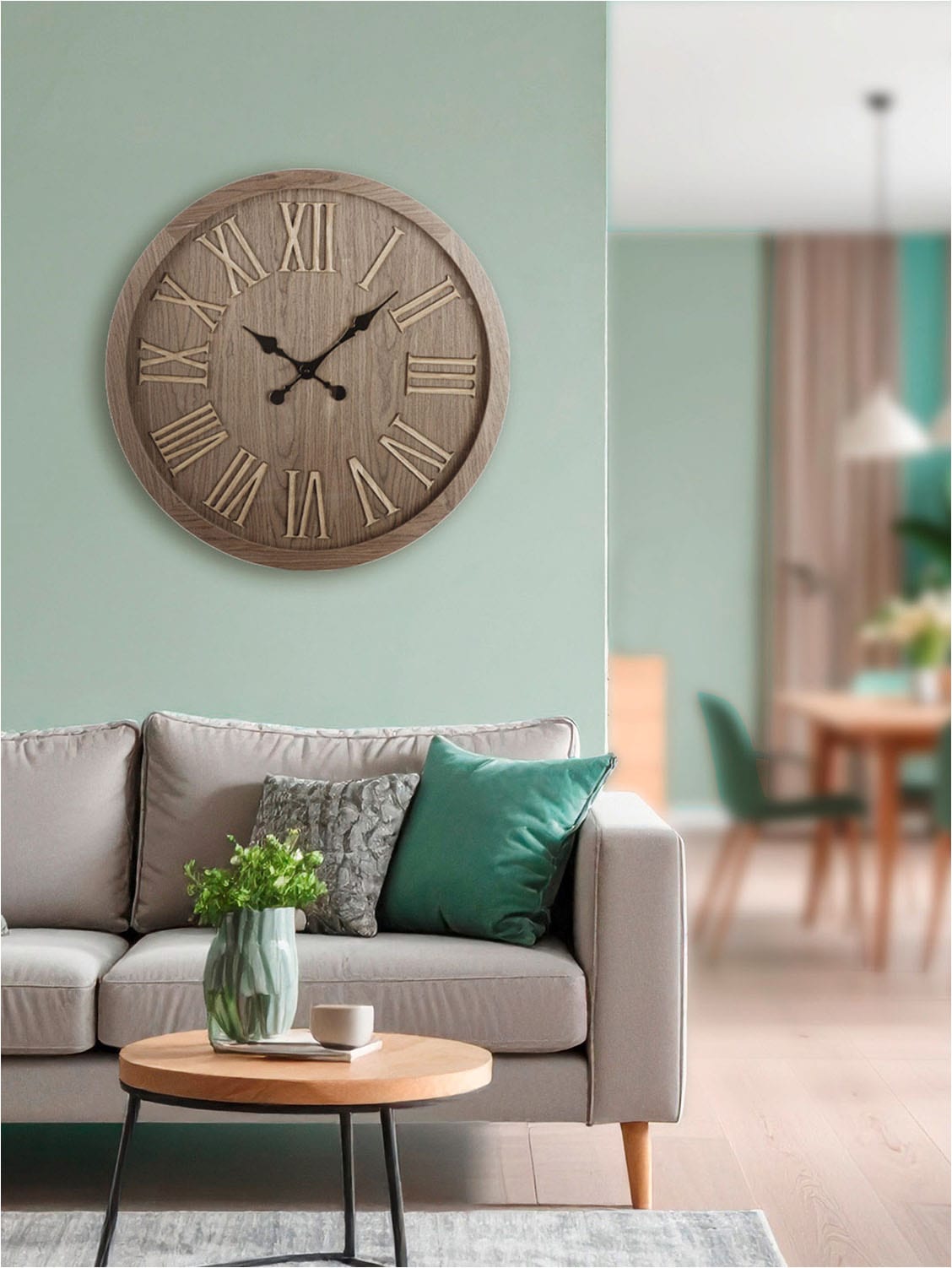 GILDE Horloge murale »Wanduhr rund Wendell«