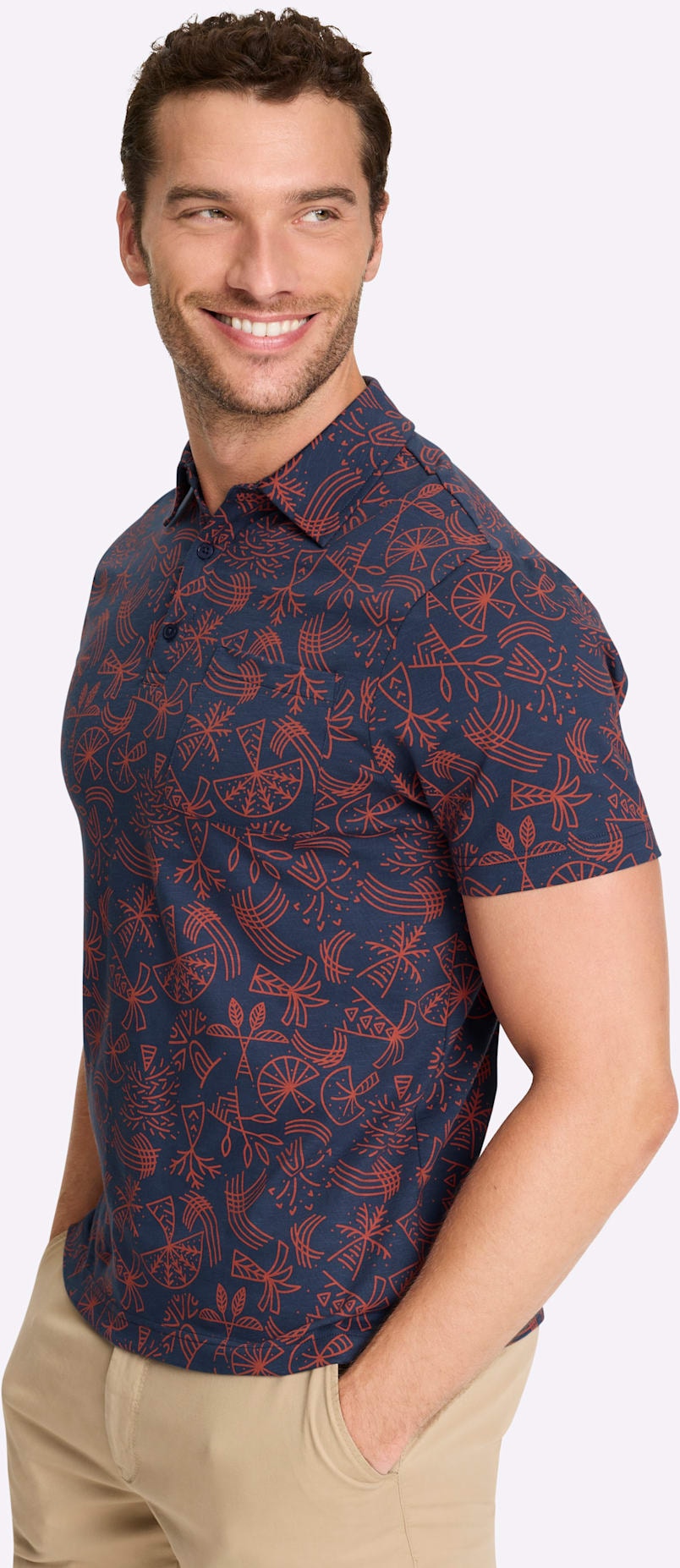 Marco Donati Kurzarmshirt »Kurzarm-Poloshirt« 1 tlg.