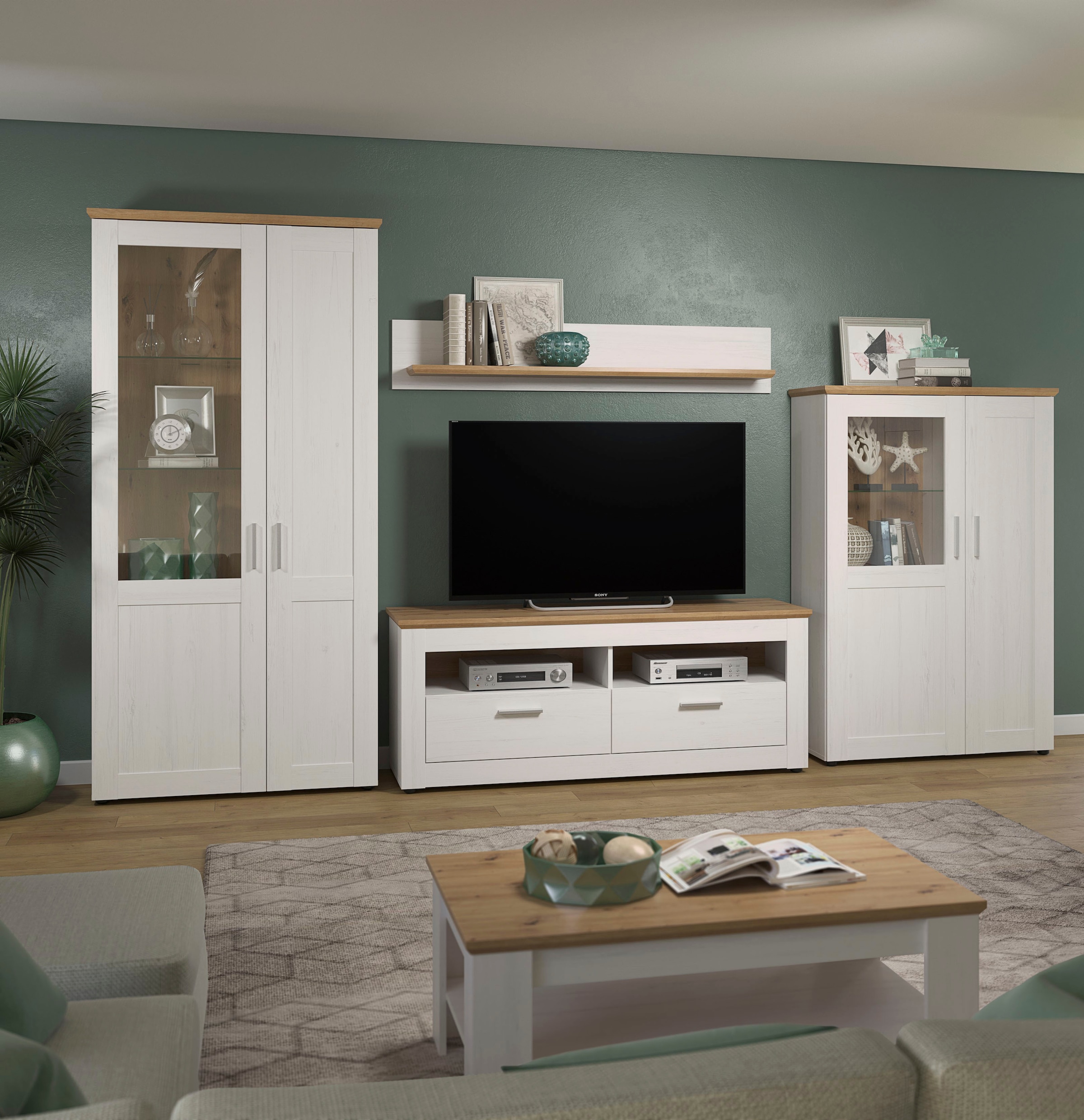 Home affaire Wohnwand »Nybro« Set, 4 Stk. tlg.