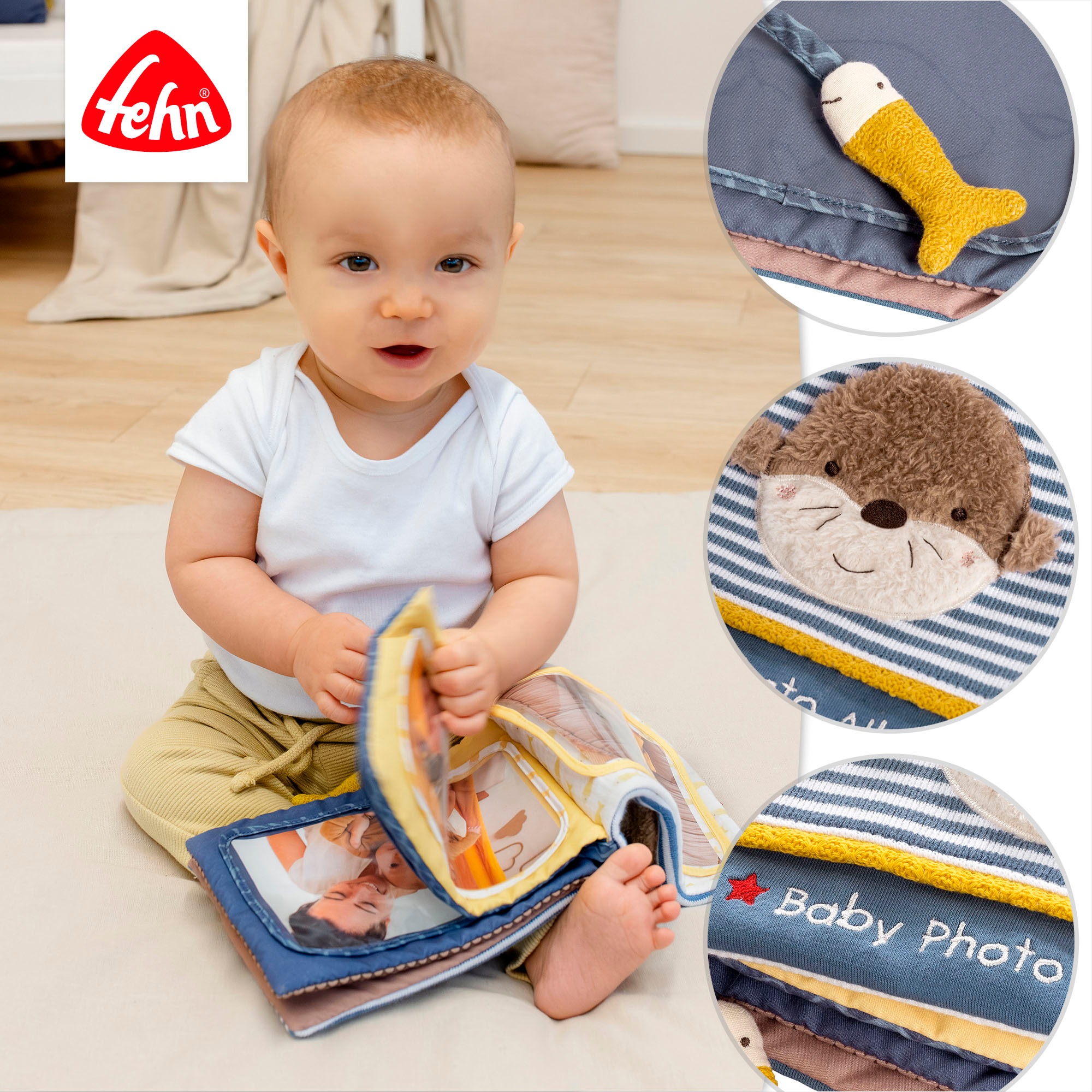 Fehn Greifspielzeug »Otter Theo, Fotoalbum Otter«