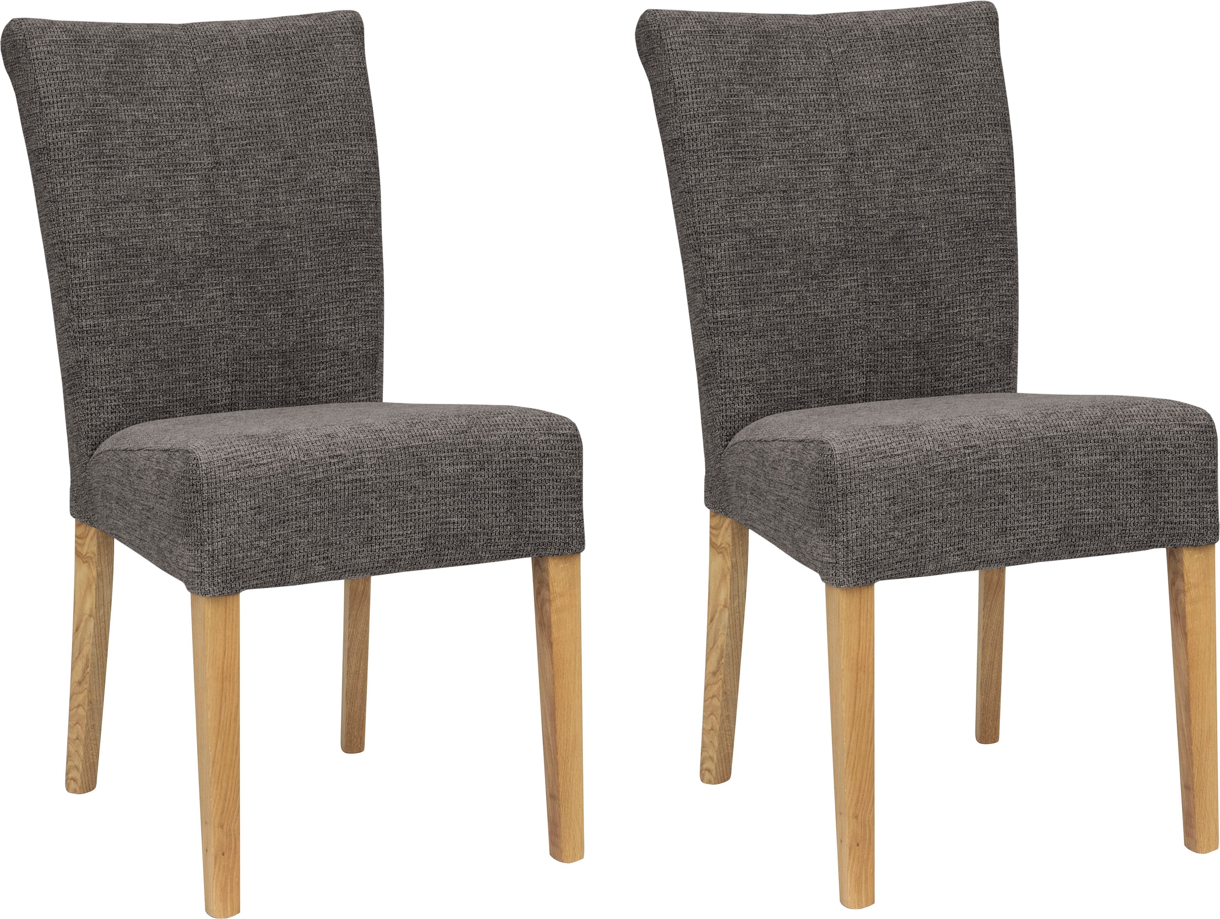 Home affaire Esszimmerstuhl »Queen Polsterstuhl BESTSELLER« (Set) 2 Stk.verschiedene Bezüge, Gestell Massivholz