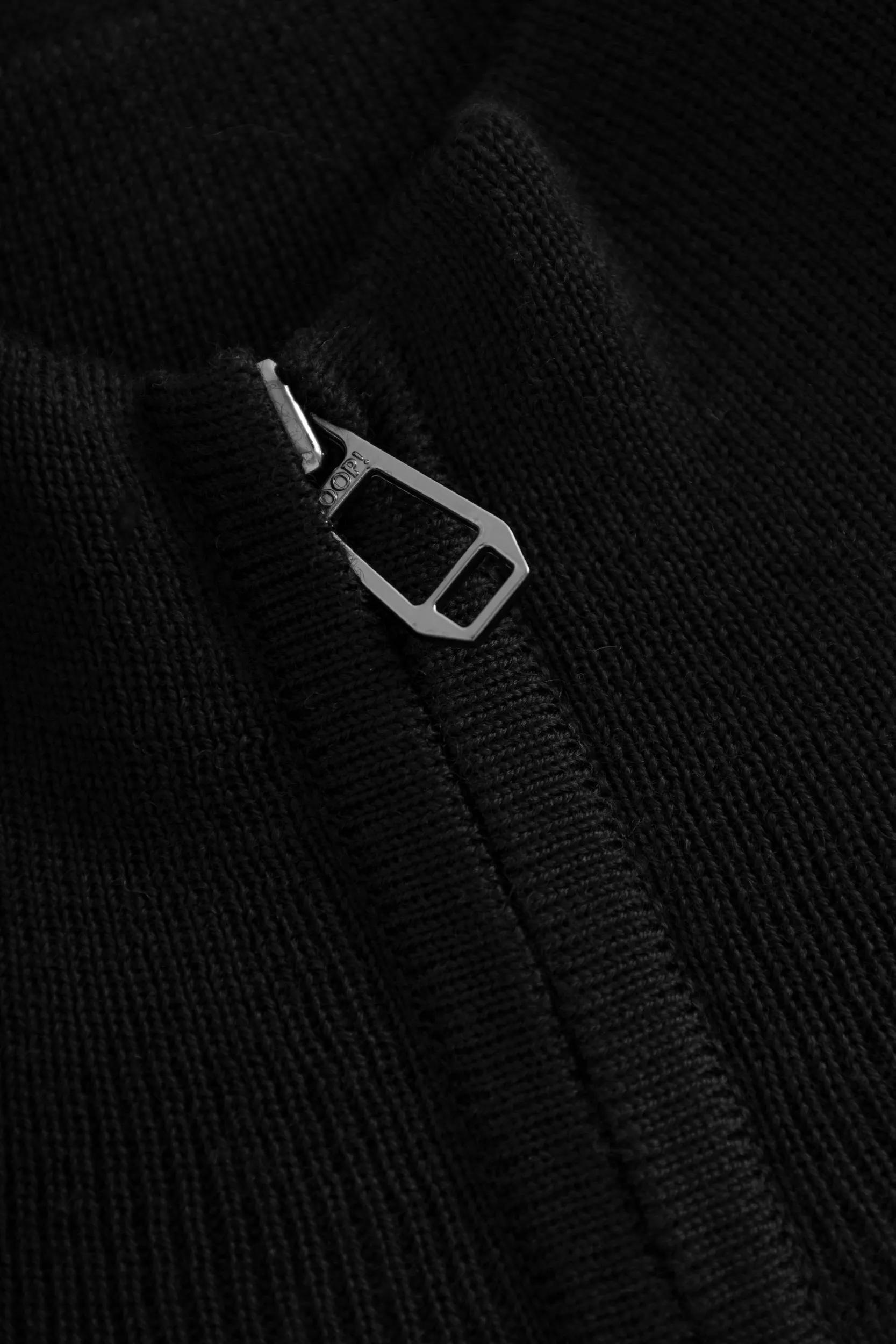 JOOP! Pull en tricot »Dario« coupe régulière avec col Troyer