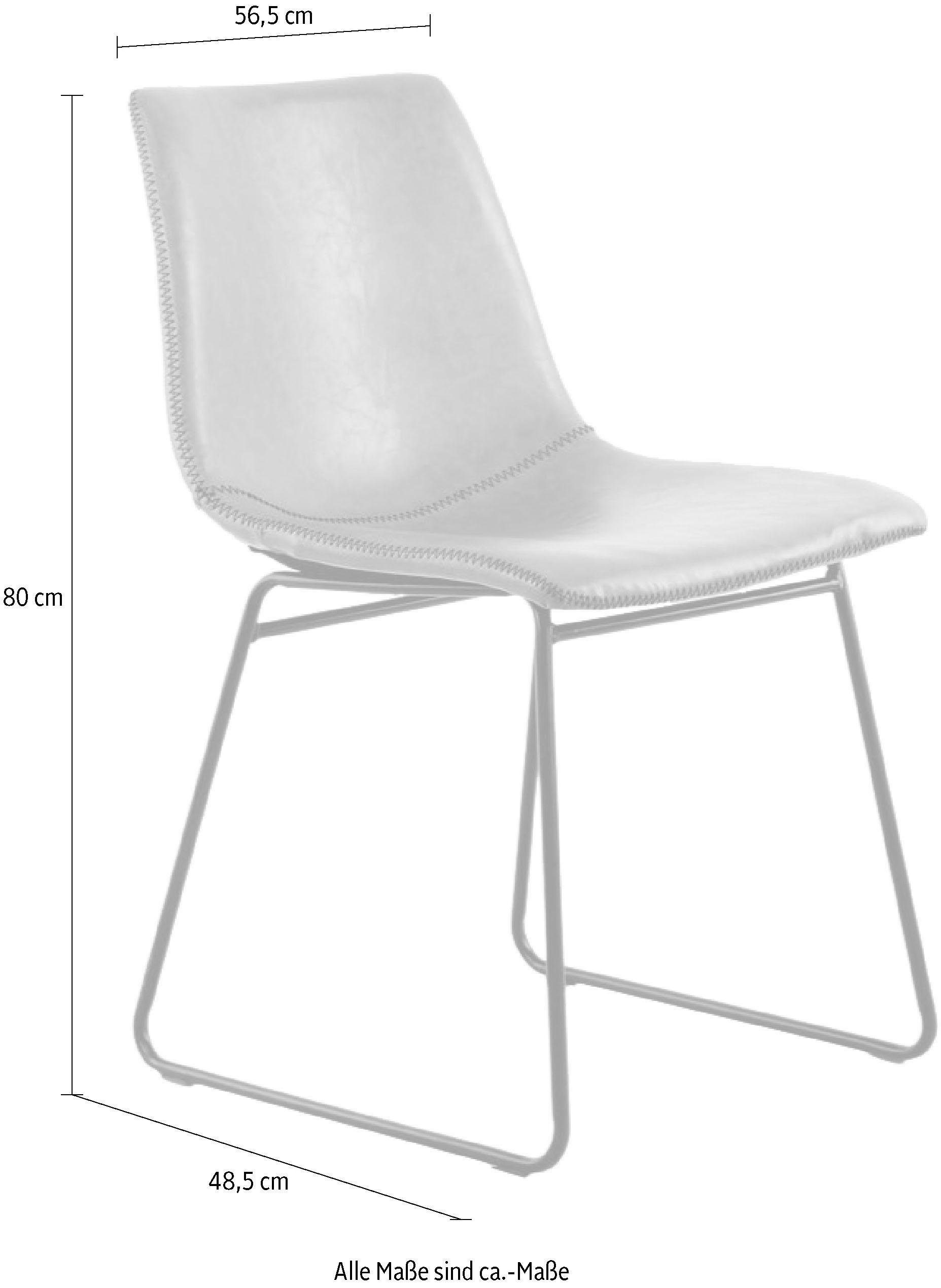 Kayoom Stuhl »Caila 110 2er-Set, Esszimmerstuhl in robuster Aufmachung« (Set) 2 Stk.pflegeleicht, modern, strapazierfähig, integrierbar in jeden Wohnstil