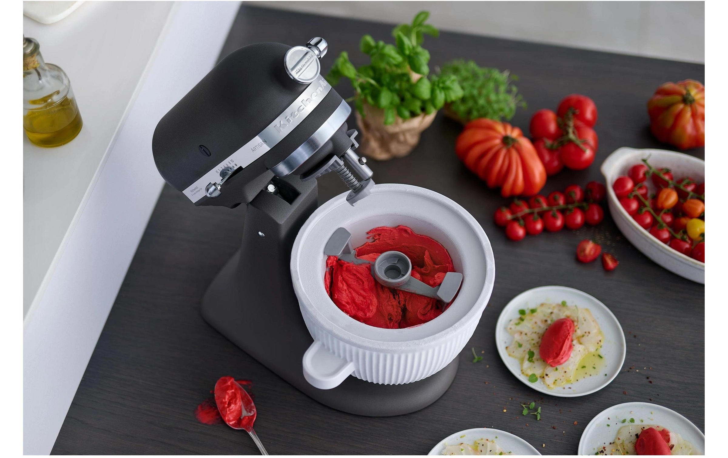 KitchenAid Eismaschine »5KSMICM« 1,9 l Eisbereiter-Aufsatz für KitchenAid Küchenmaschinen
