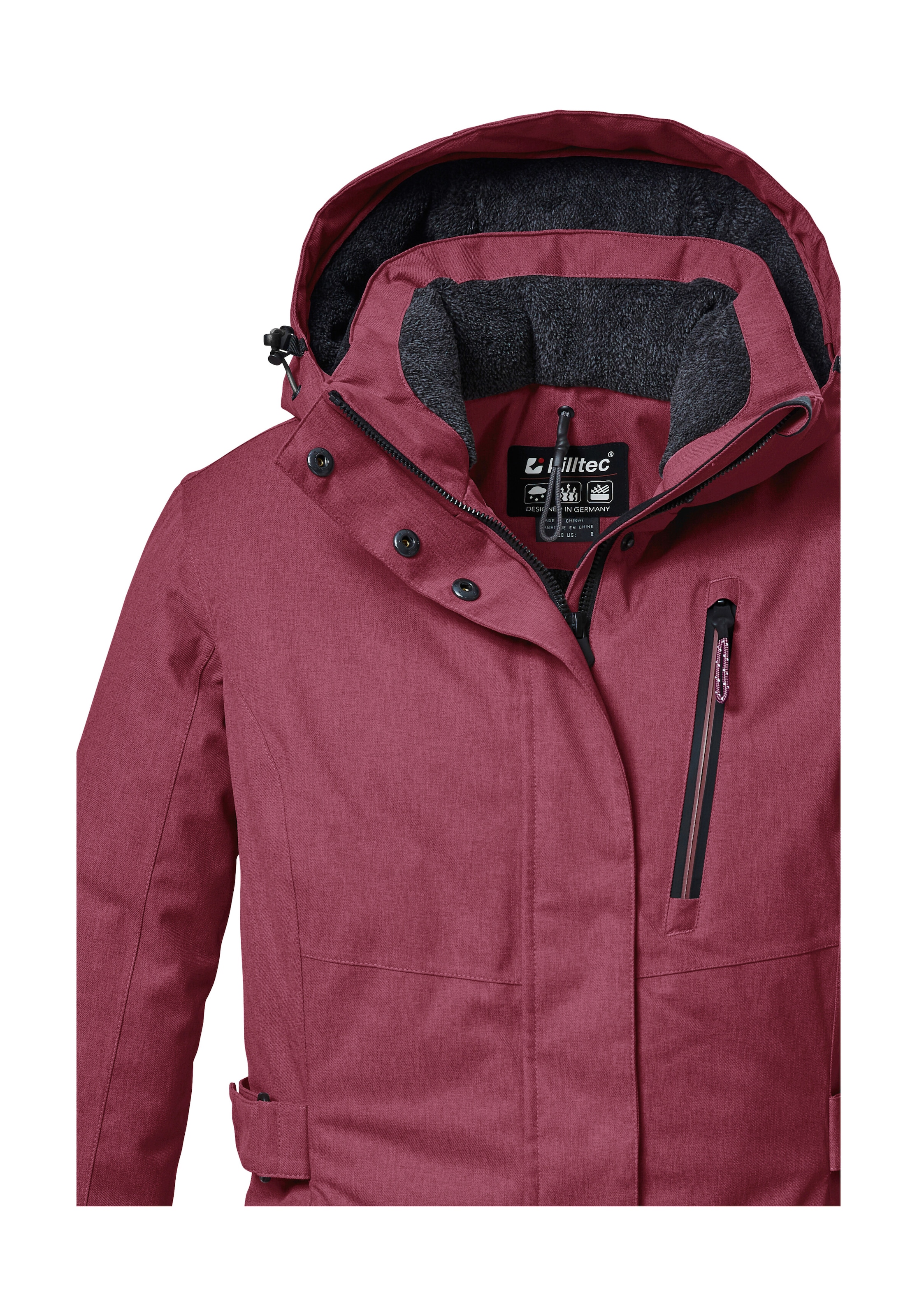 Killtec Parka »KOW 303 WMN PRK« Wasserdichter, atmungsaktiver Damenparka mit abnehmbarer Kapuze