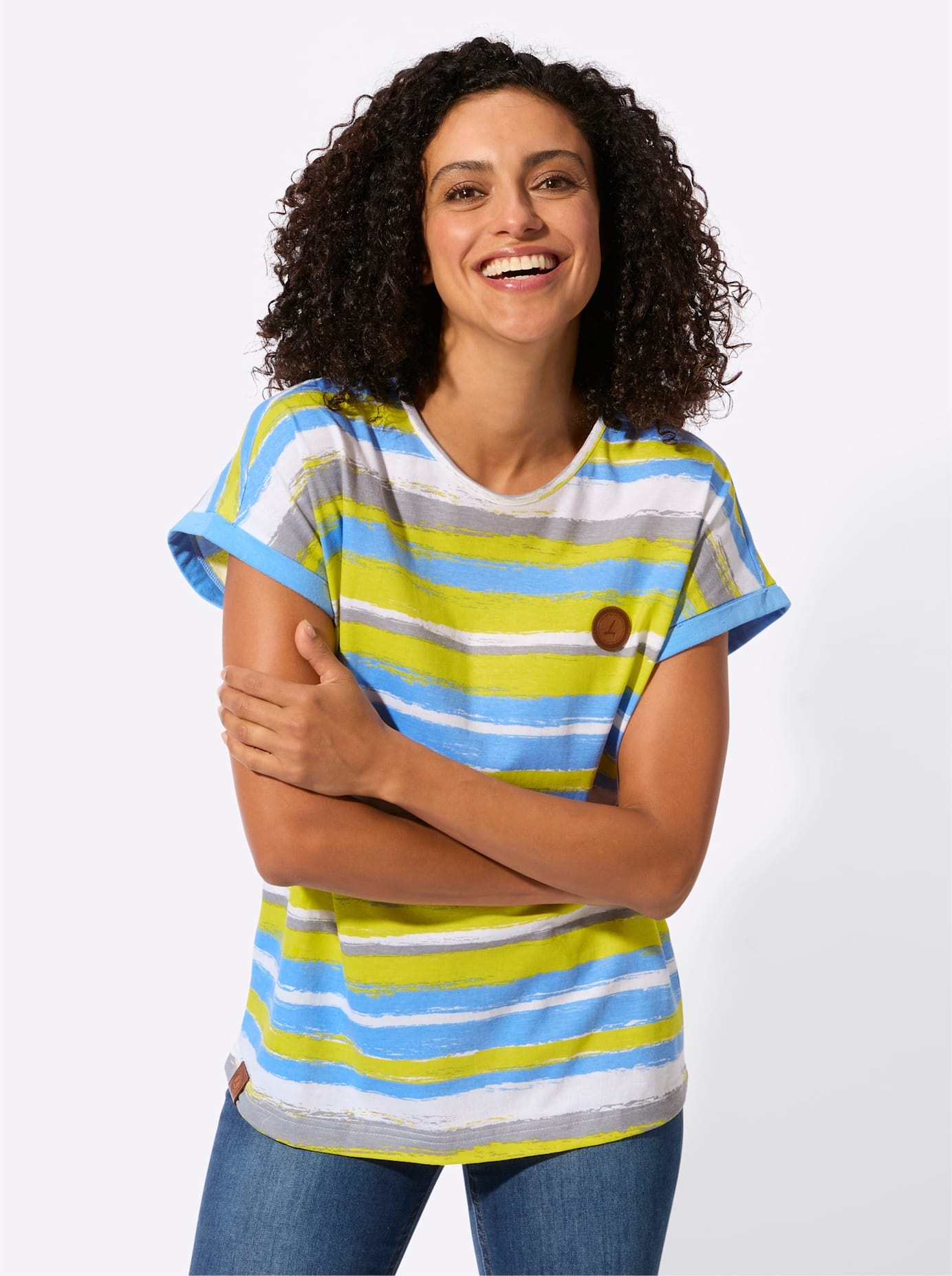 Casual Looks T-shirt à manches courtes »Ringelshirt« 1 pièces