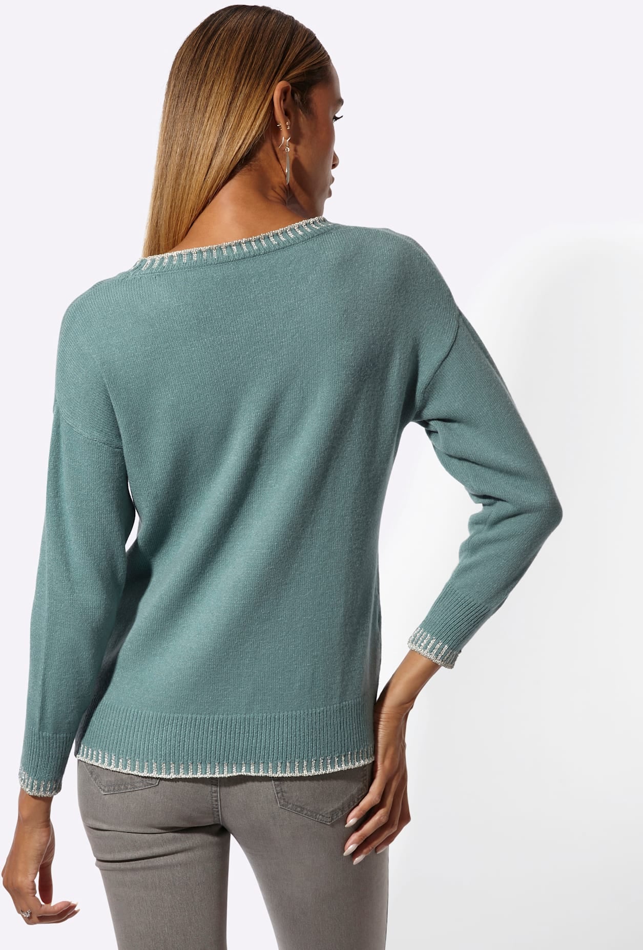 creation L Pull à col rond »Modal-Mix-Pullover«