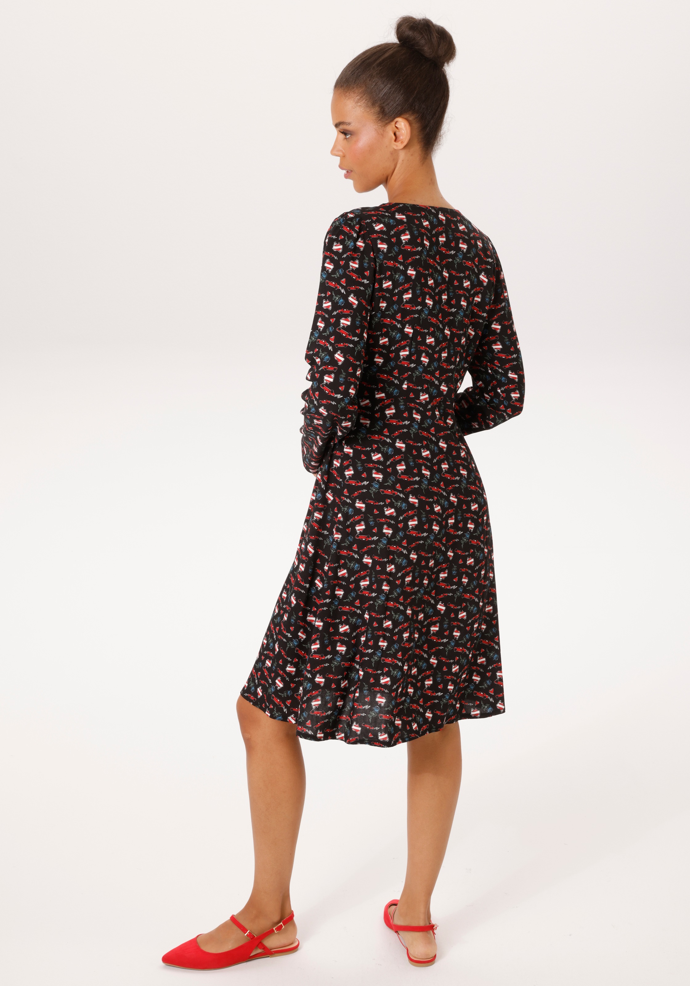 Aniston CASUAL Mini-robe mit extravagantem Alloverdruck - NEUE KOLLEKTION