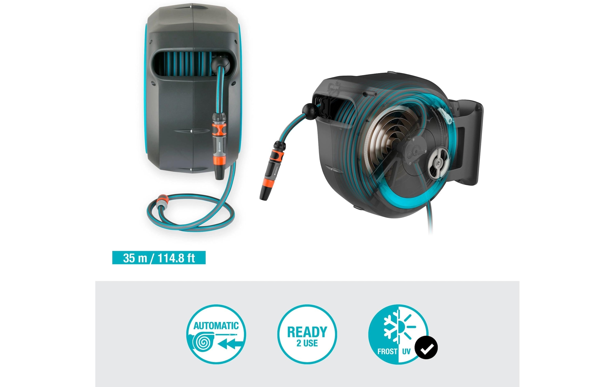 GARDENA Schlauchaufroller »RollUp XL«