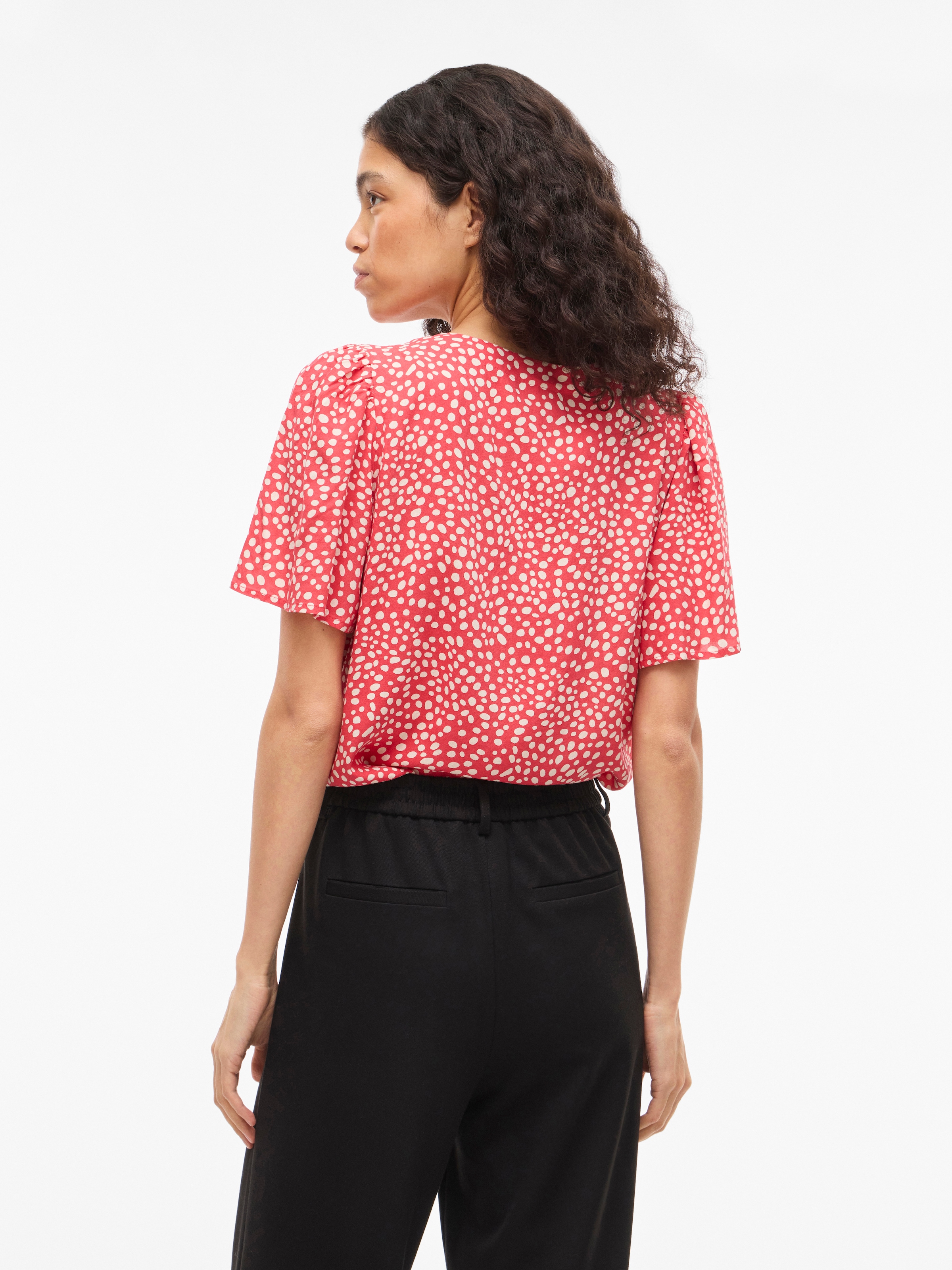 Vila Blouse chemise »VIGRACE V-NECK S/S SHIRT - NOOS«