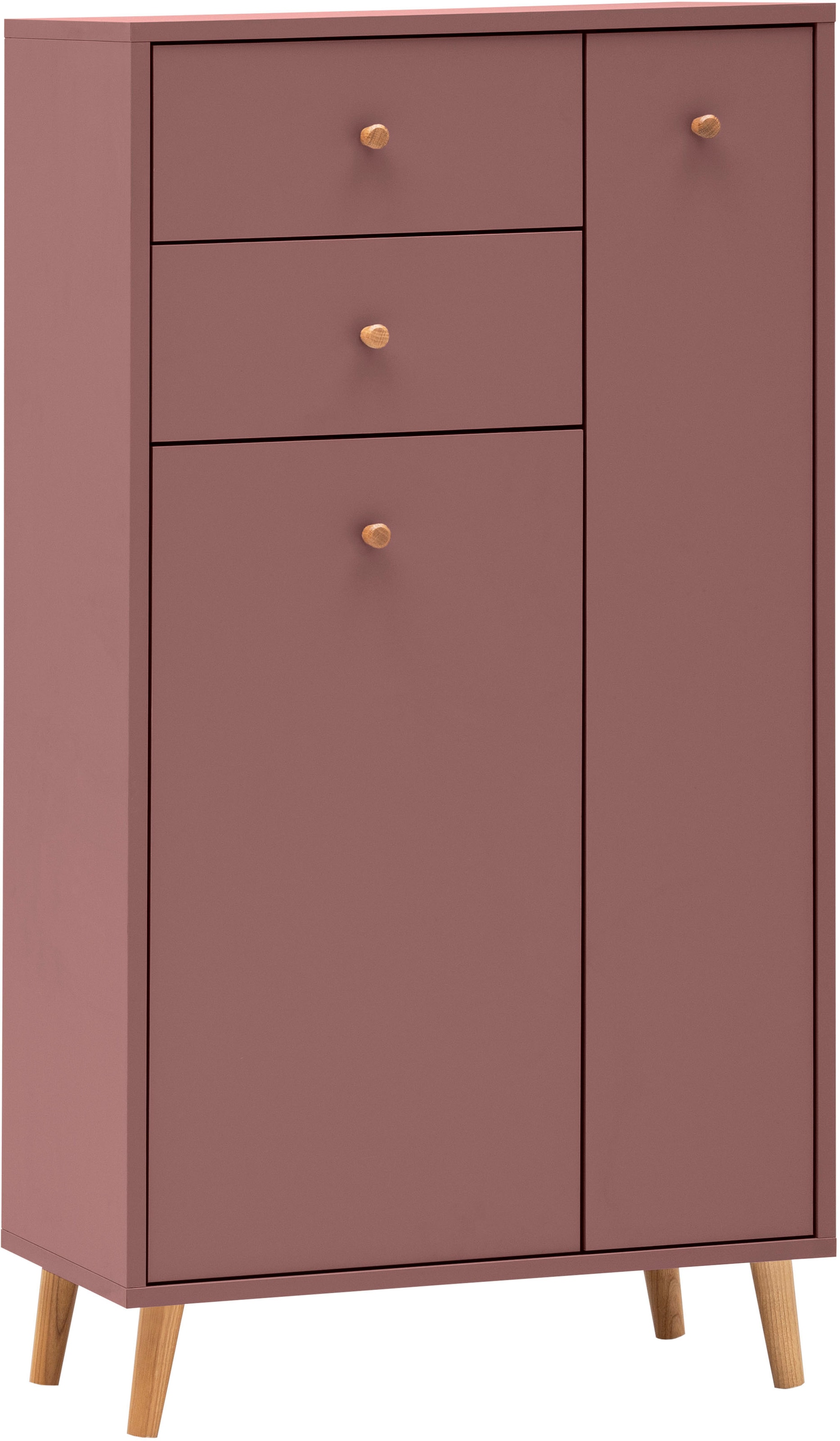 Schildmeyer Buffet haut »Bjarne, Highboard, Made in Germany, B: 60,2 cm« 1 cuis tlg. Fabrication solide - Ce produit est fabriqué en Allemagne