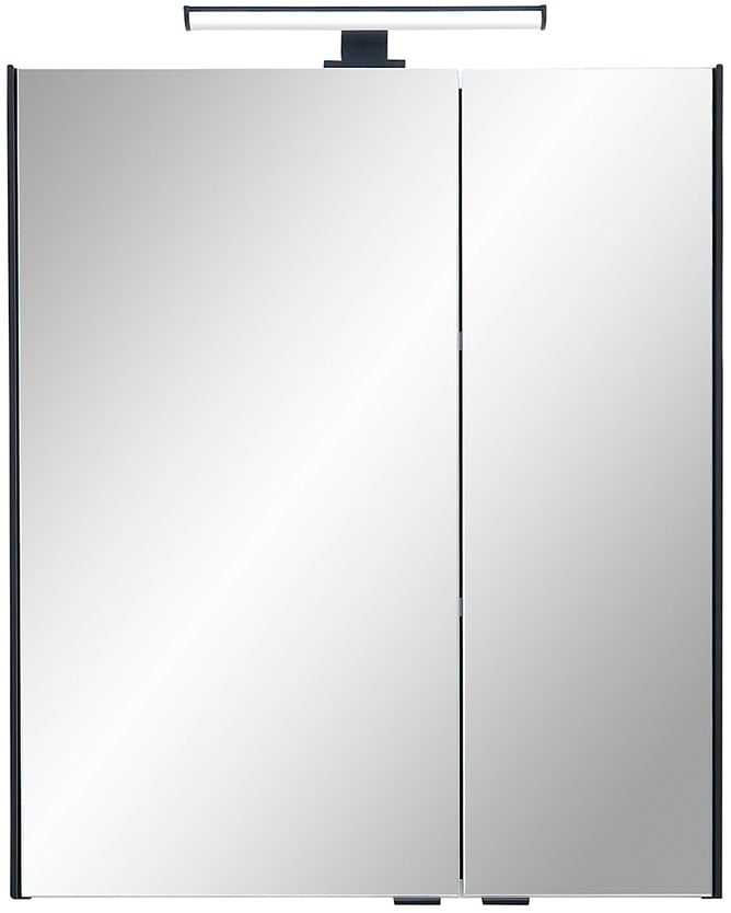 Saphir Ensemble de meubles de salle de bain »Quickset 395 4-teilig, Waschbeckenunterschrank mit LED-Spiegelschrank« 4 cuis tlg.