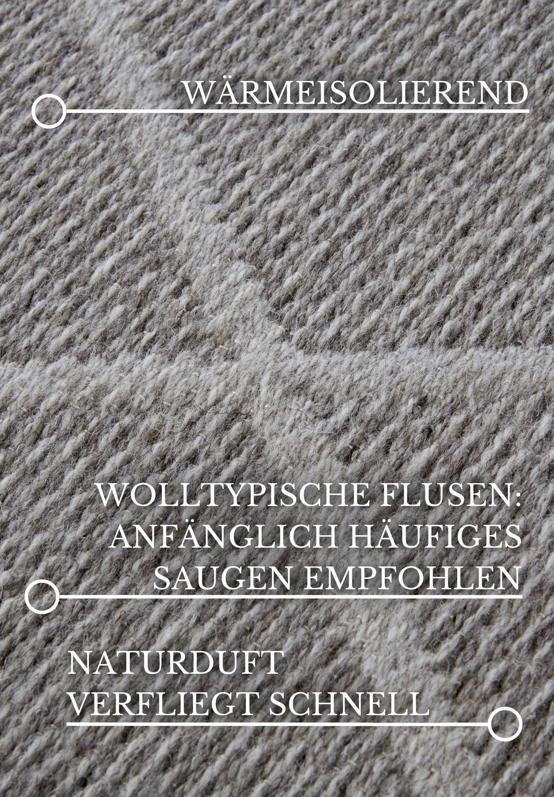 Villeroy & Boch Tapis en laine »Maria« Rectangulaire 5 mm Höhe Schurwolle, Wolle, Natur, Wohnzimmer, Schlafzimmer, Boho, Skandi