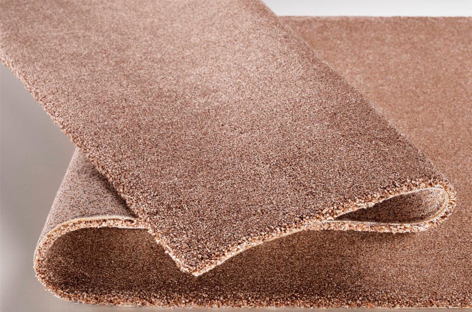 OCI DIE TEPPICHMARKE Teppich »Louvre Melange« rechteckig 13 mm Höhe Frisé Kurzflor, robust, Wohnzimmer