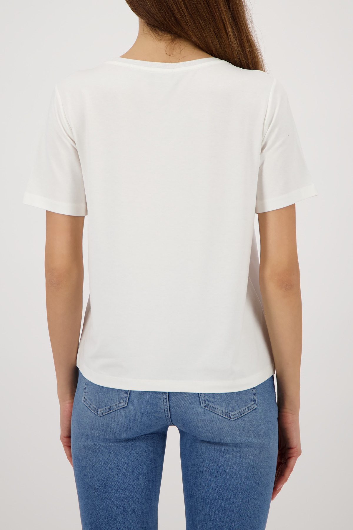 Monari Blouse à enfiler »Schluse Basic« Regular fit mit Strasssteinen