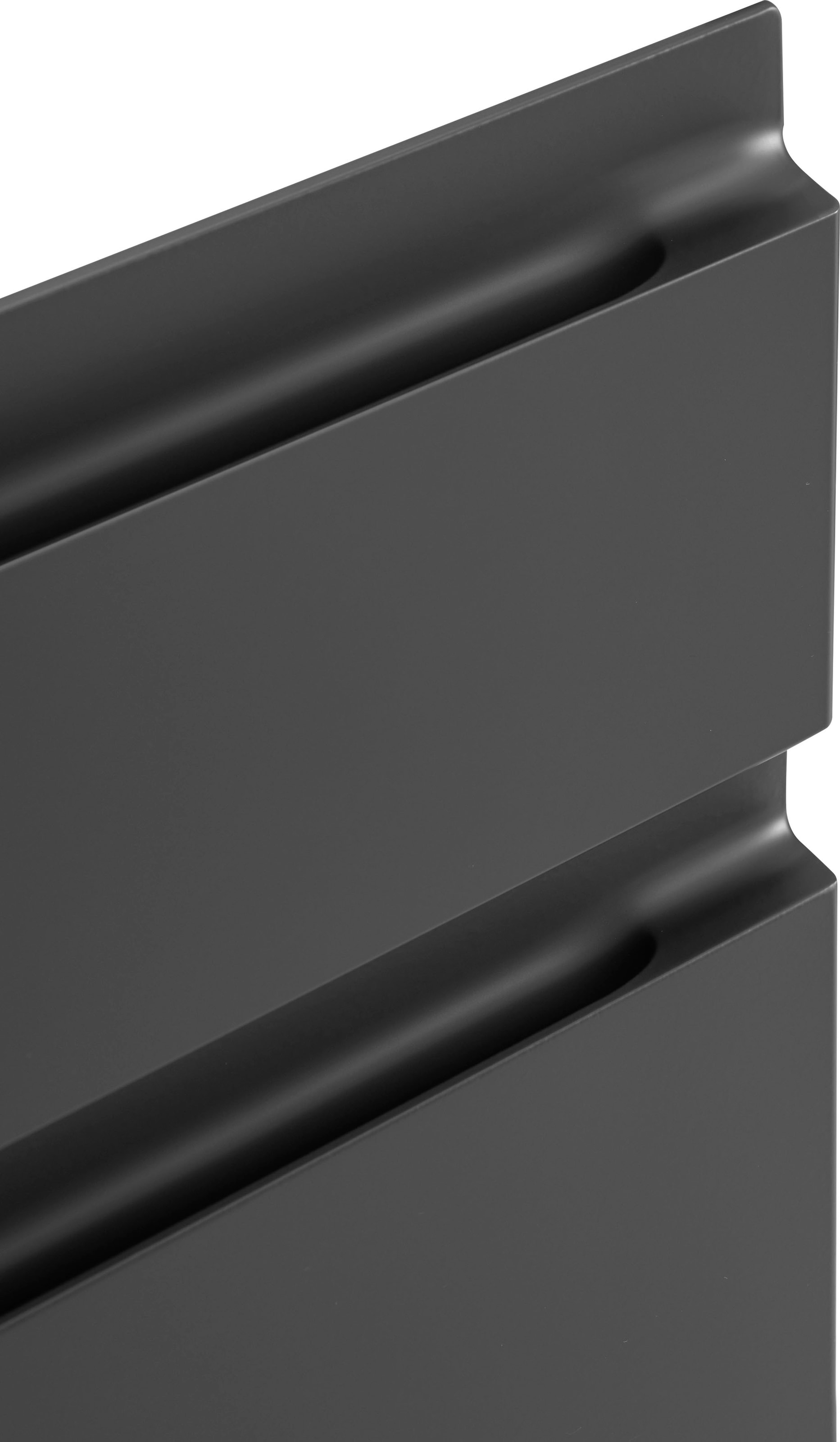 KOCHSTATION Armoire basse »KS-Bruneck« »Bruneck« largeur 180 cm, beaucoup d'espace de rangement, façades MDF de haute qualité