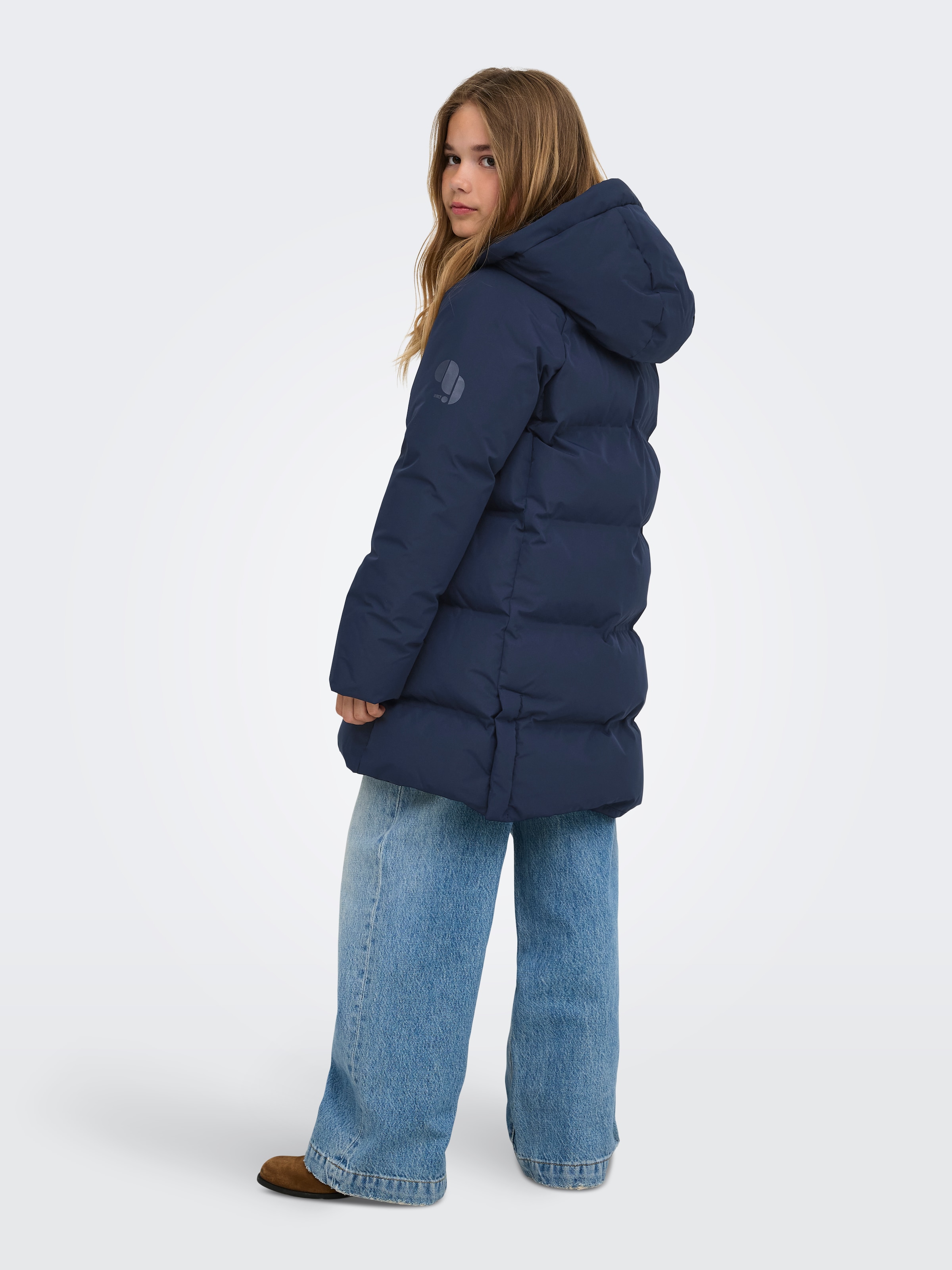 KIDS ONLY Steppjacke »KOGELLIE FUNTIONAL HOOD LONG JACKET OTW« mit Kapuze