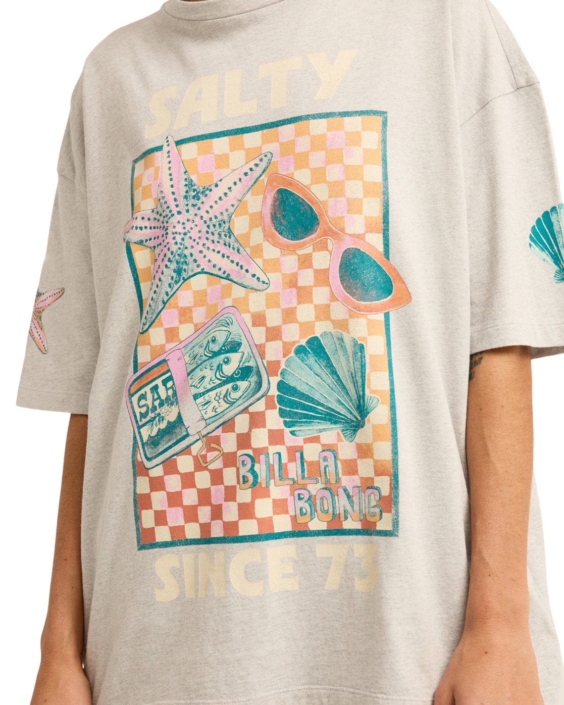 Billabong T-shirt oversize »Salty Since«