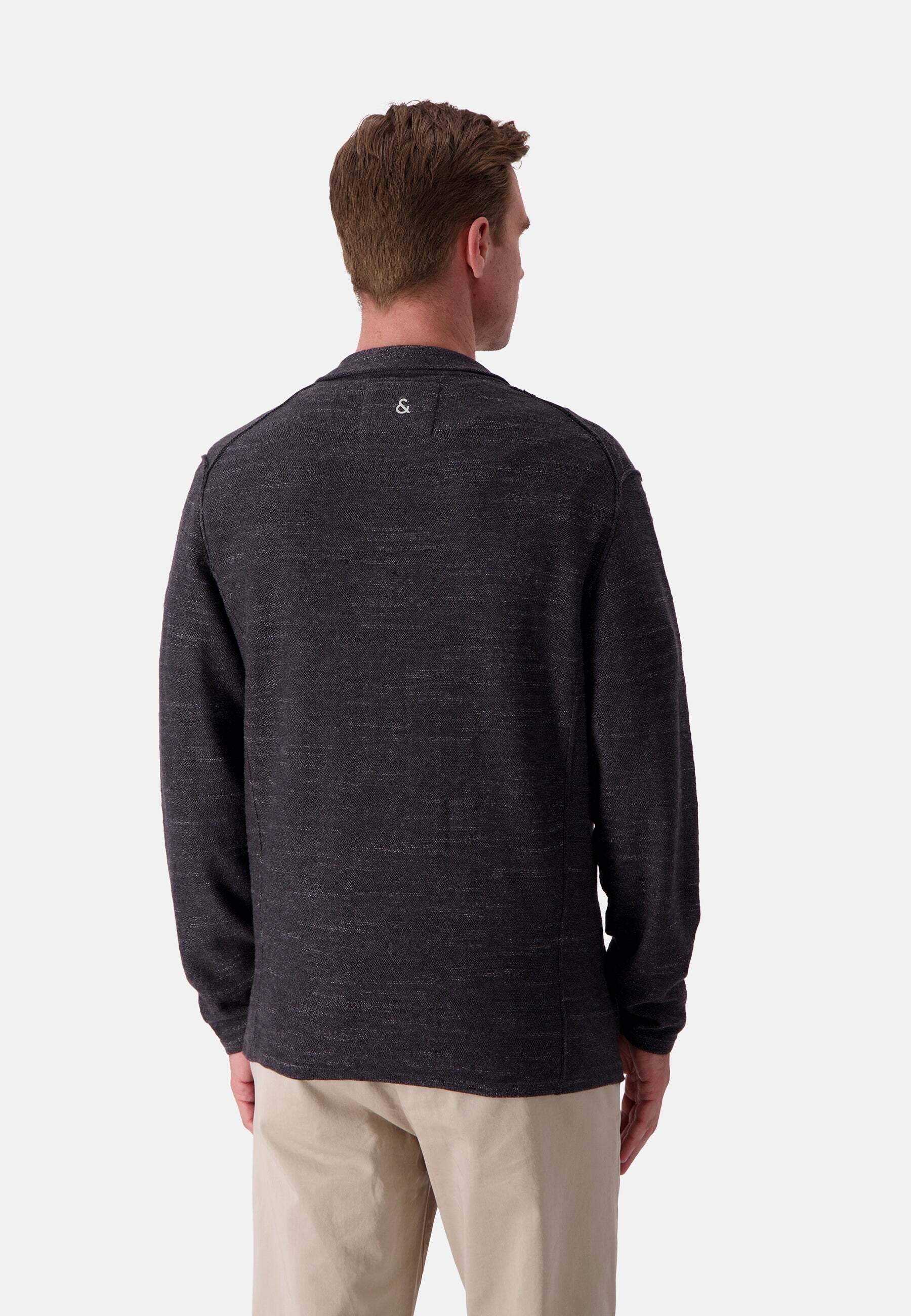 colours & sons Kurzjacke »colours & sons Blazer Blazer Slub«