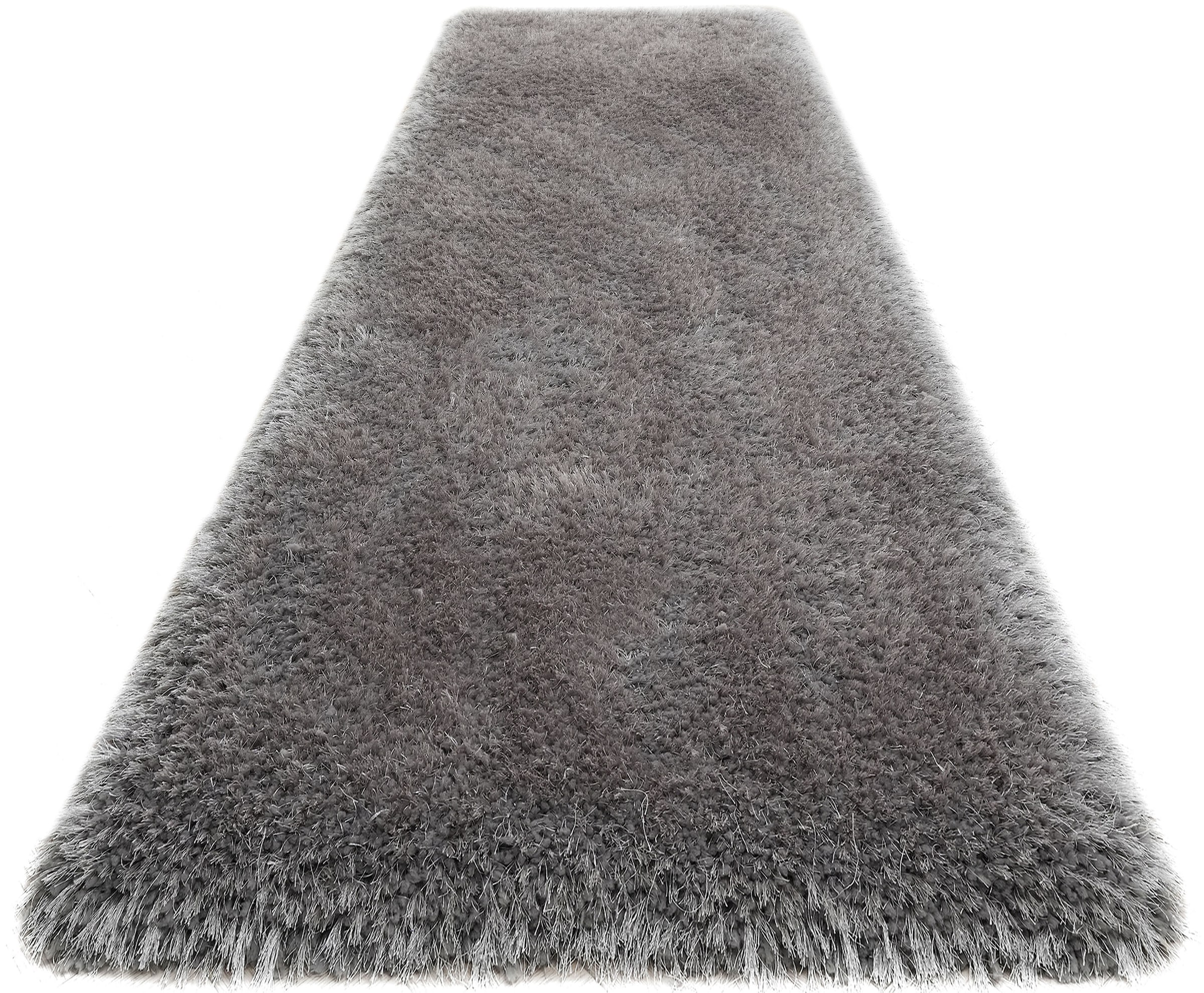 my home Tapis de sol à poils longs »Micro exclusiv Teppich, sehr hoher Flor, weich durch Mikrofaser« Rectangulaire 78 mm Höhe weich, Microfaser, unifarben, Schlafzimmer, Wohnzimmer, Esszimmer