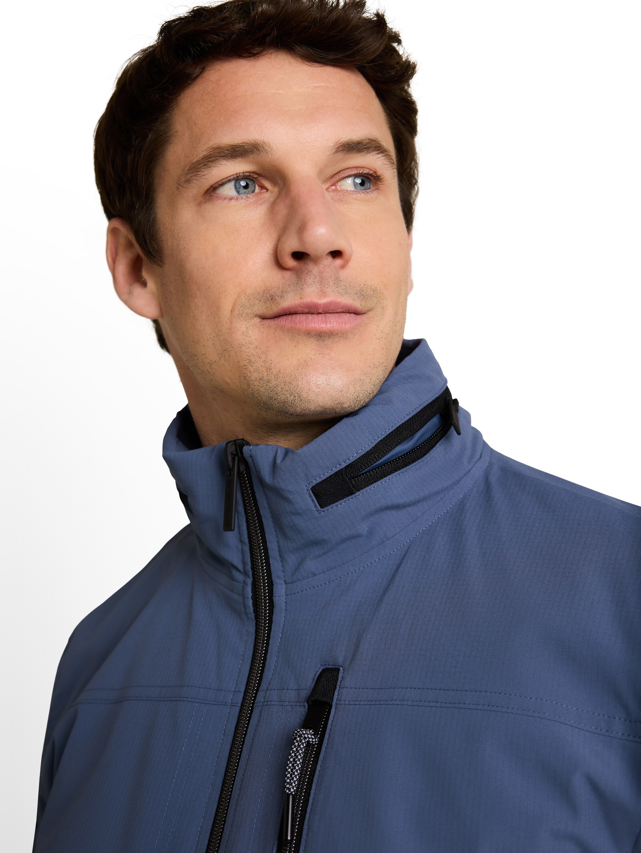 TOM TAILOR Blouson ohne Kapuze Sweatjacke mit Reissverschluss