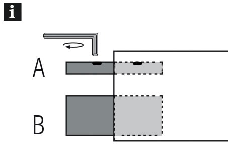 GARDINIA Schienenverbinder für Vorhangschienen »Luna« Serie Aluminium-VHS Set Luna