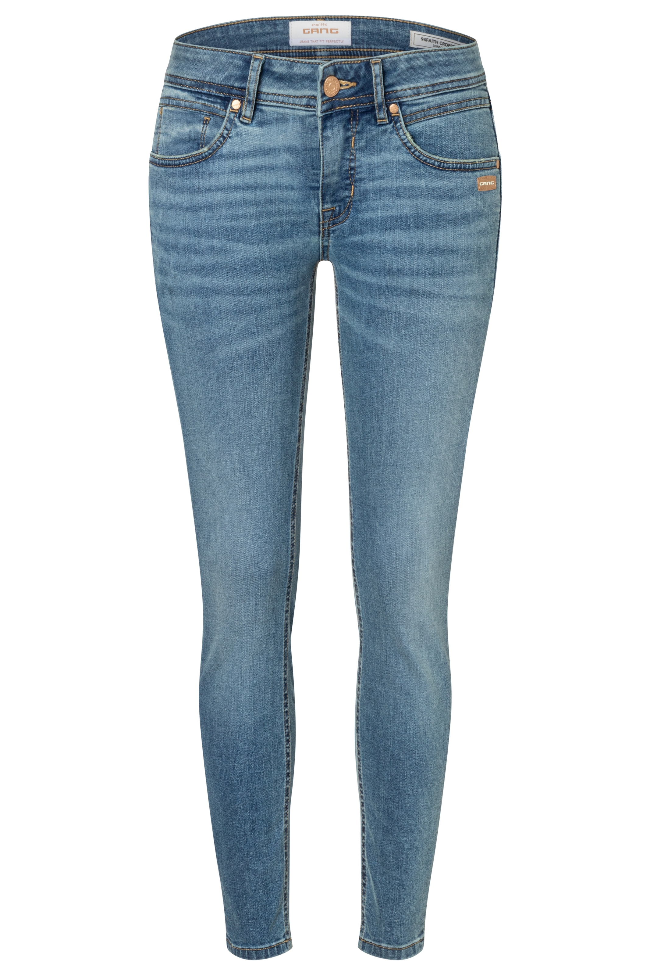 GANG Jeans skinny »94FAITH CROPPED« avec longueur de jambe raccourcie