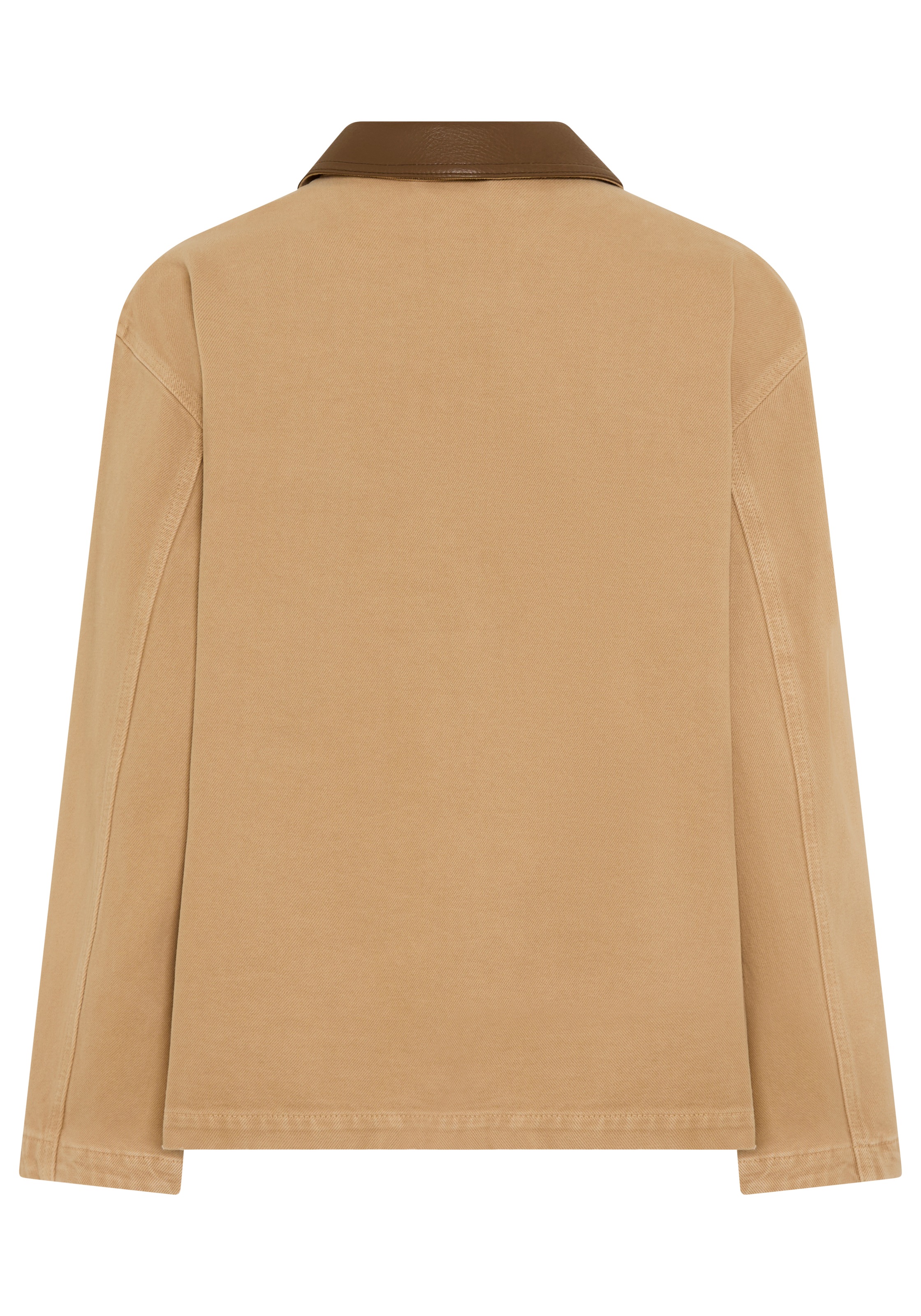 HUGO Blue Hemdjacke »Flimane« mit Kontrastkragen, oversize