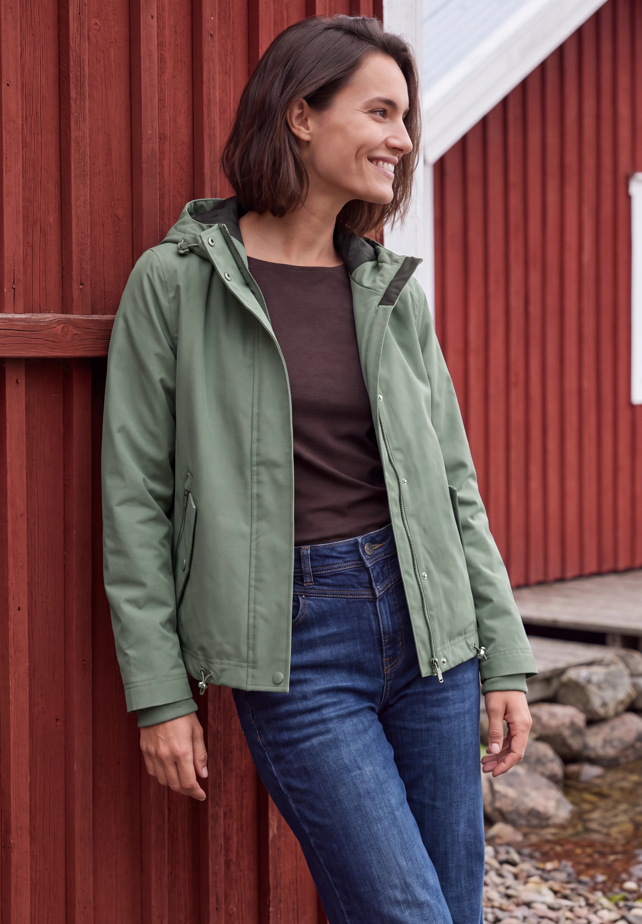 Cecil Blouson avec capuche 2-in-1 Jacke mit Steppwesten-Inlay / Kapuze