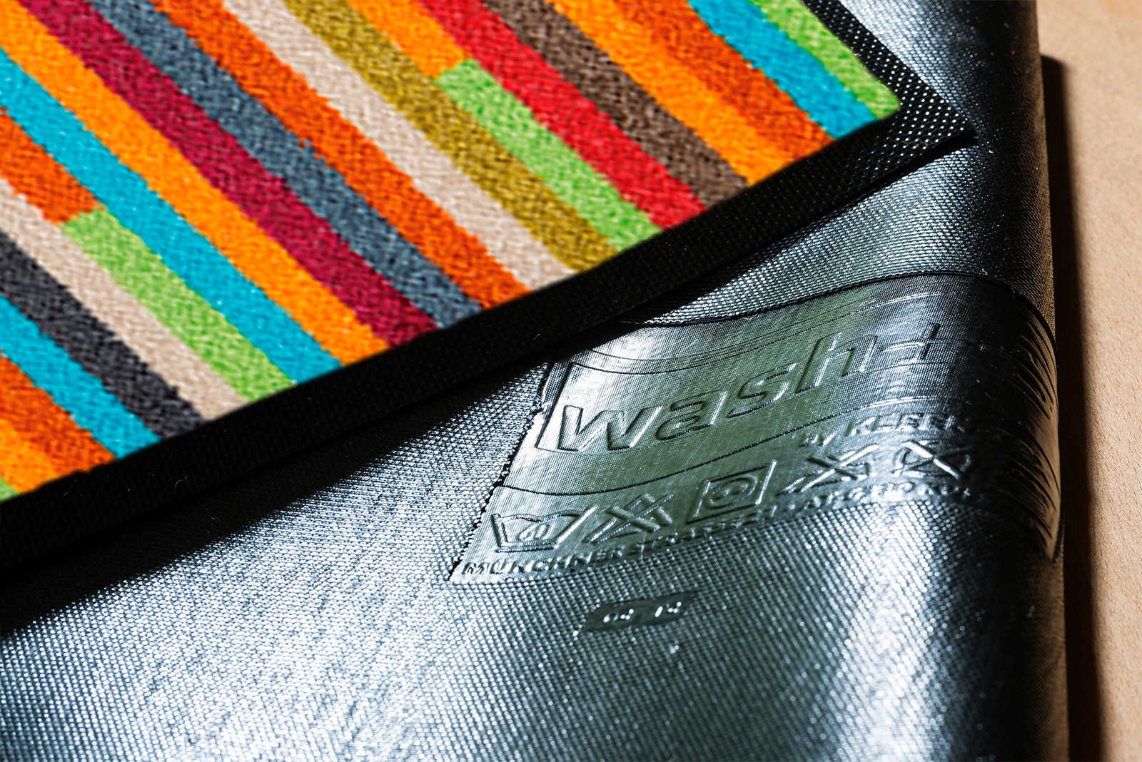 wash+dry by Kleen-Tex Fussmatte »Mikado Stripes« rechteckig 7 mm Höhe Schmutzfangläufer, modernes Streifen Design, rutschhemmend, waschbar