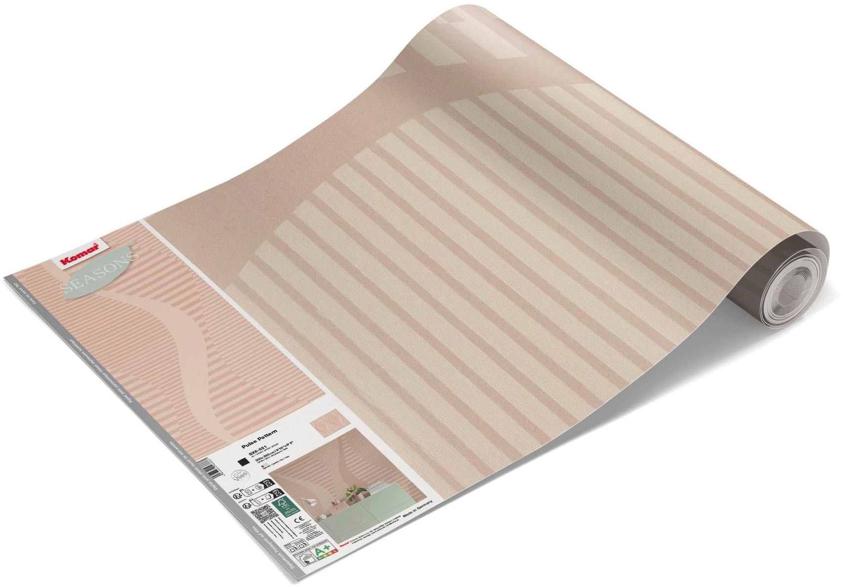 Komar Papier peint photo »Vlies Fototapete - Pulse Pattern - Grösse 300 x 250 cm« imprimé