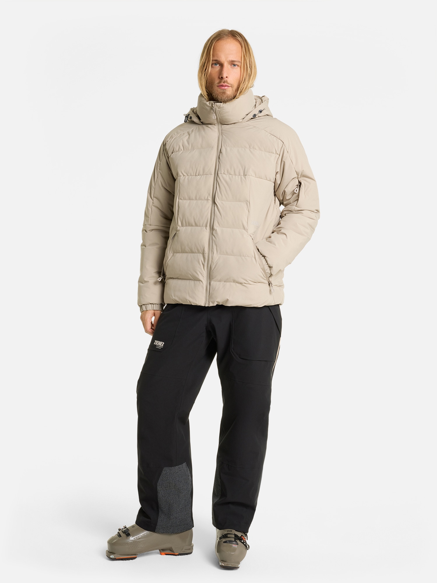 Ziener Pantalon de ski »RONTARO-Z AQUASHIELD® HERREN«  imperméable et coupe-vent, respirant, doublure intérieure en laine