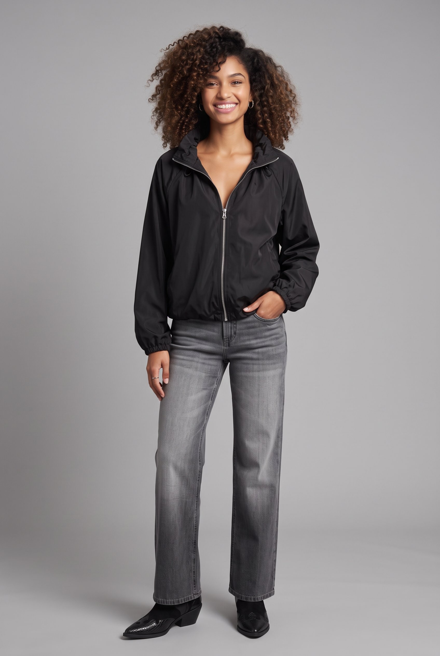 Aniston CASUAL Jeans droit en lavage usé tendance - NOUVELLE COLLECTION