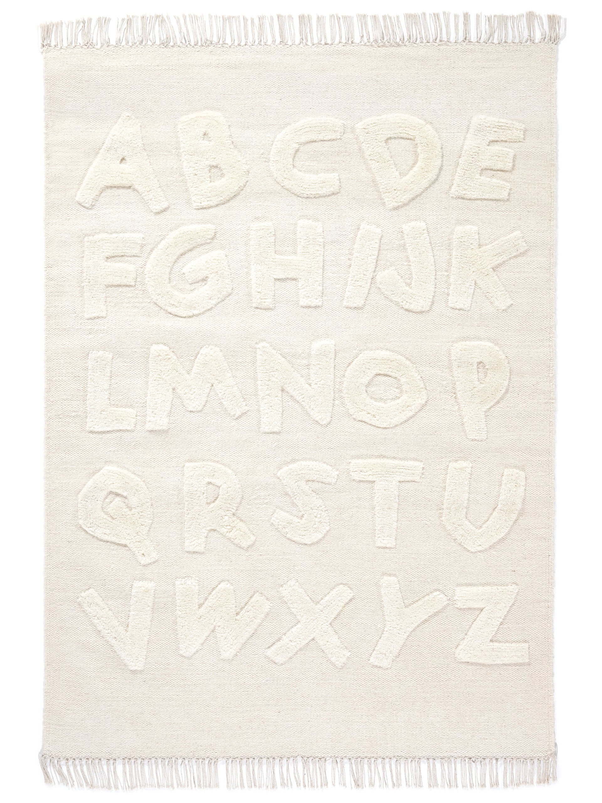 carpetfine Tapis pour enfants »ABC Alphabet« Rectangulaire 0,6 mm Höhe