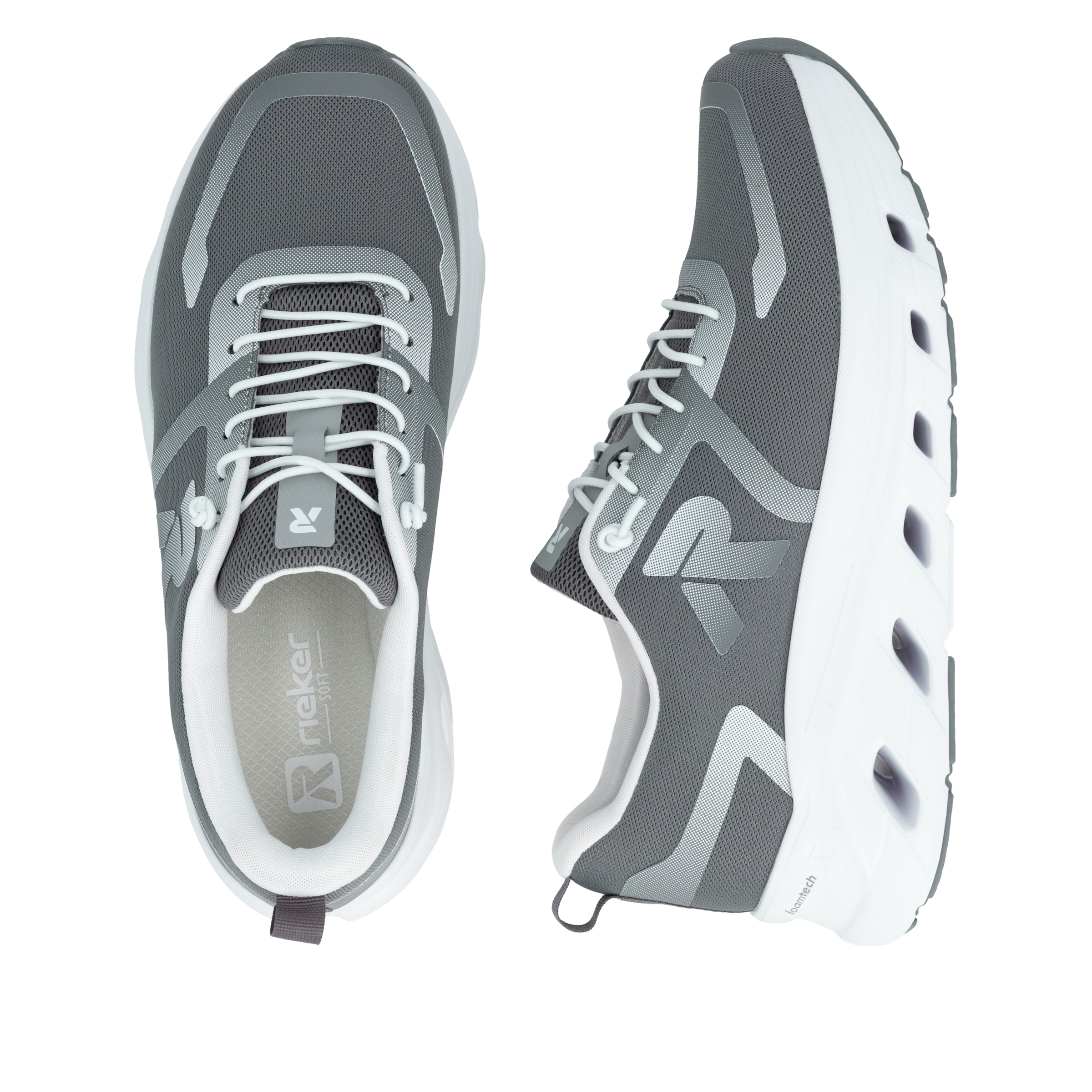 RIEKER Sport Baskets slip-on  chaussure de sport, sneaker de loisirs, demi-bottine à enfiler
