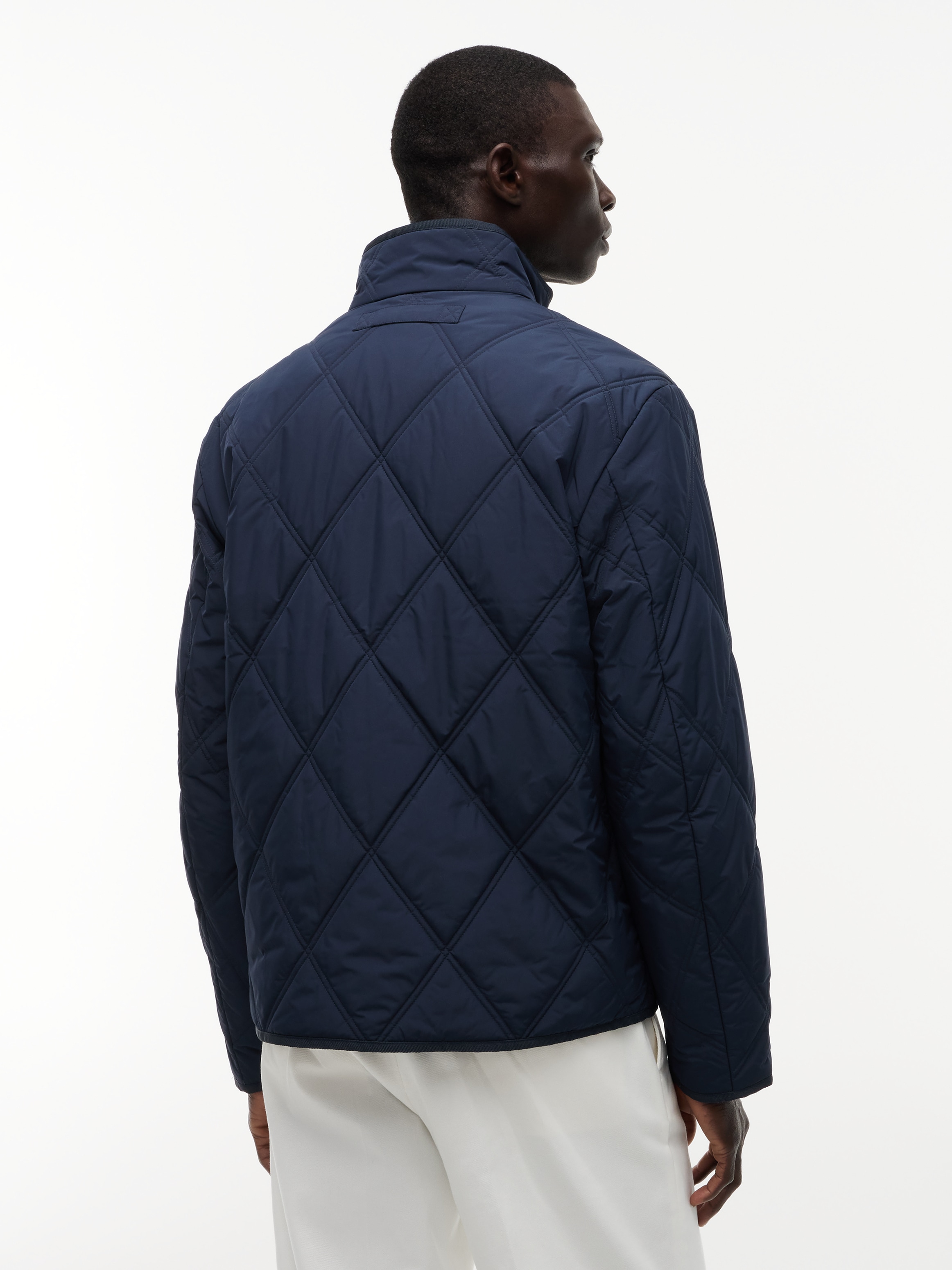 Tommy Hilfiger Veste matelassée »DIAMOND QUILT« avec piqûres losanges et fermeture éclair