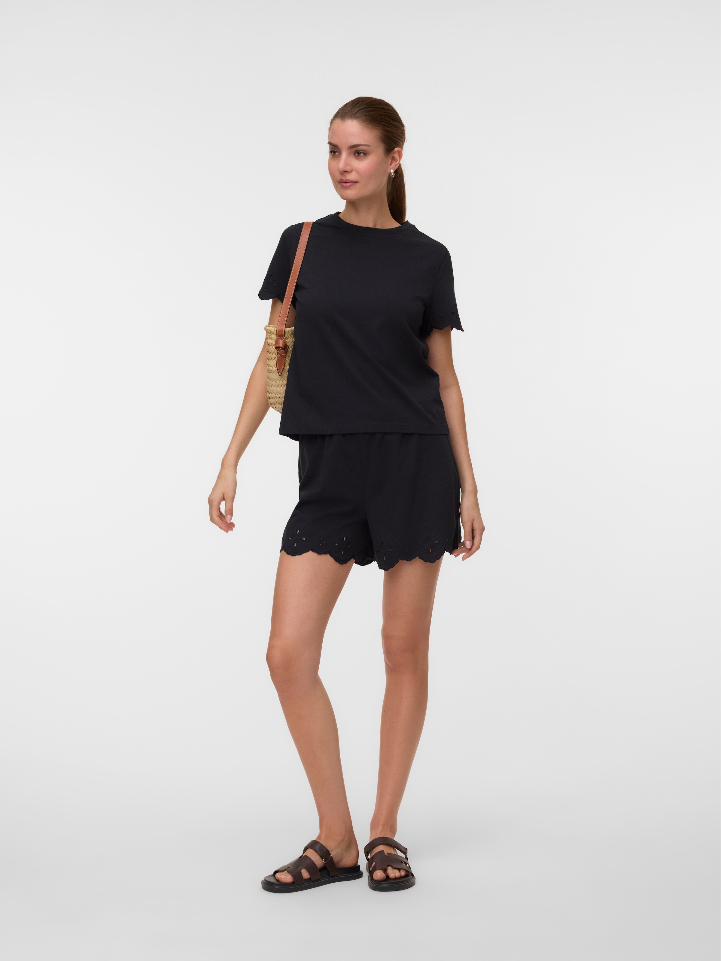 Vero Moda Shorts »VMLOUISE HW SHORTS«  Baumwolle, regular fit