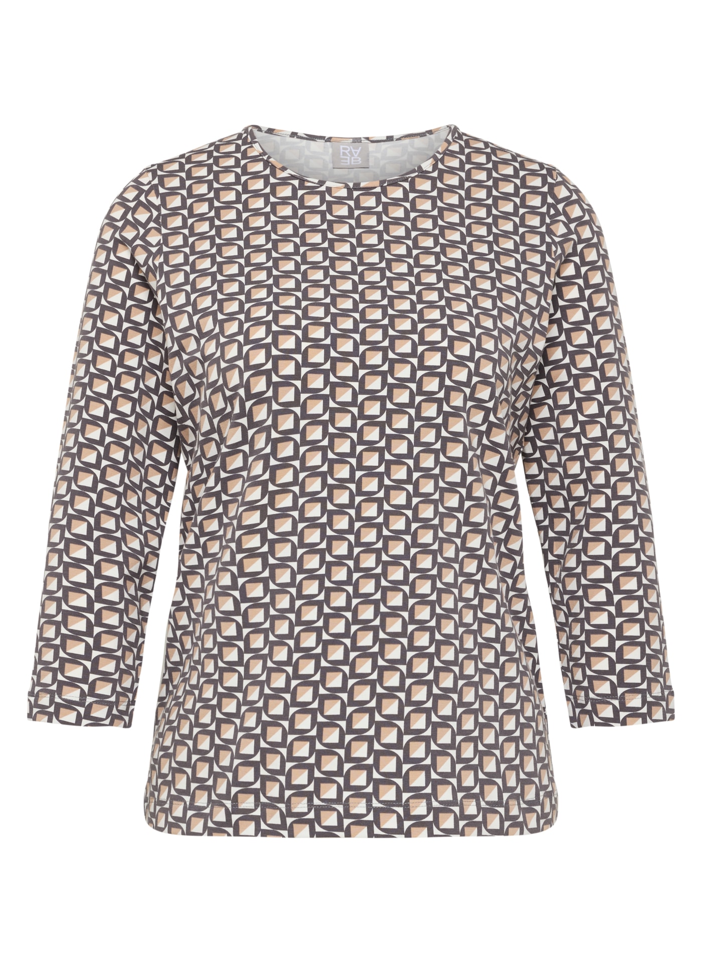 Rabe 3/4-Arm-Shirt mit Minimal Print